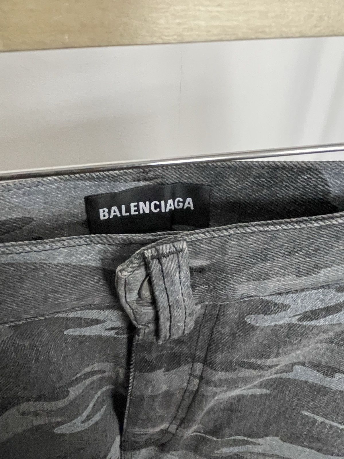 Balenciaga Balenciaga grey camo baggy jeans Size US 32 / EU 48 - 5 Thumbnail