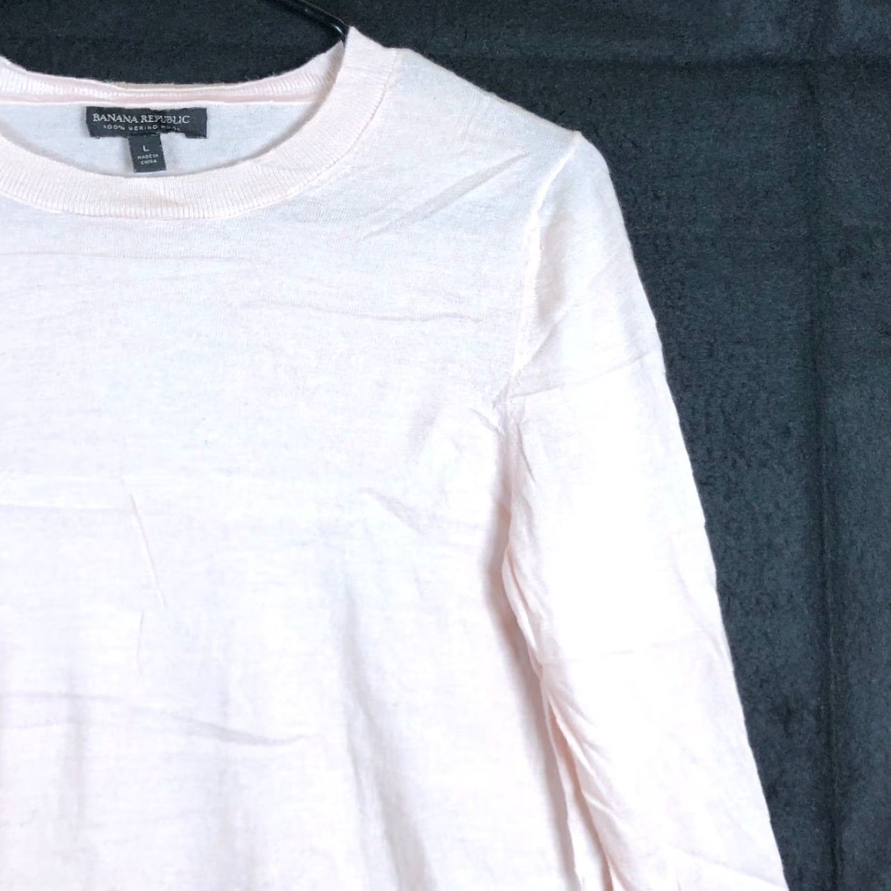 Banana Republic Banana Republic Women Sweater Crew Neck 100% Merino Wool Long Sleeve L Pink Pullover Knit Workwear Casual Women's Clothes Size L / US 10 / IT 46 - 5 Thumbnail