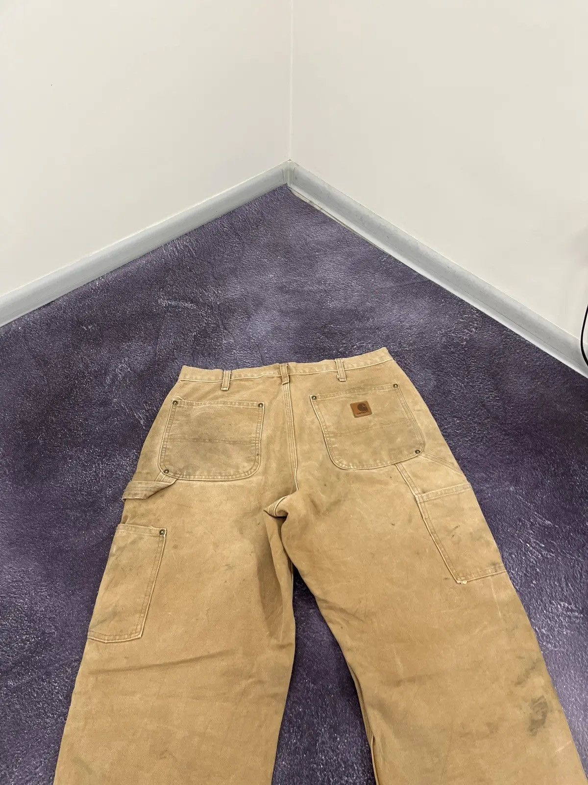 Carhartt Vintage 90s Carhartt Double Knee USA Work Hype Pants Jeans Size US 32 / EU 48 - 7 Thumbnail