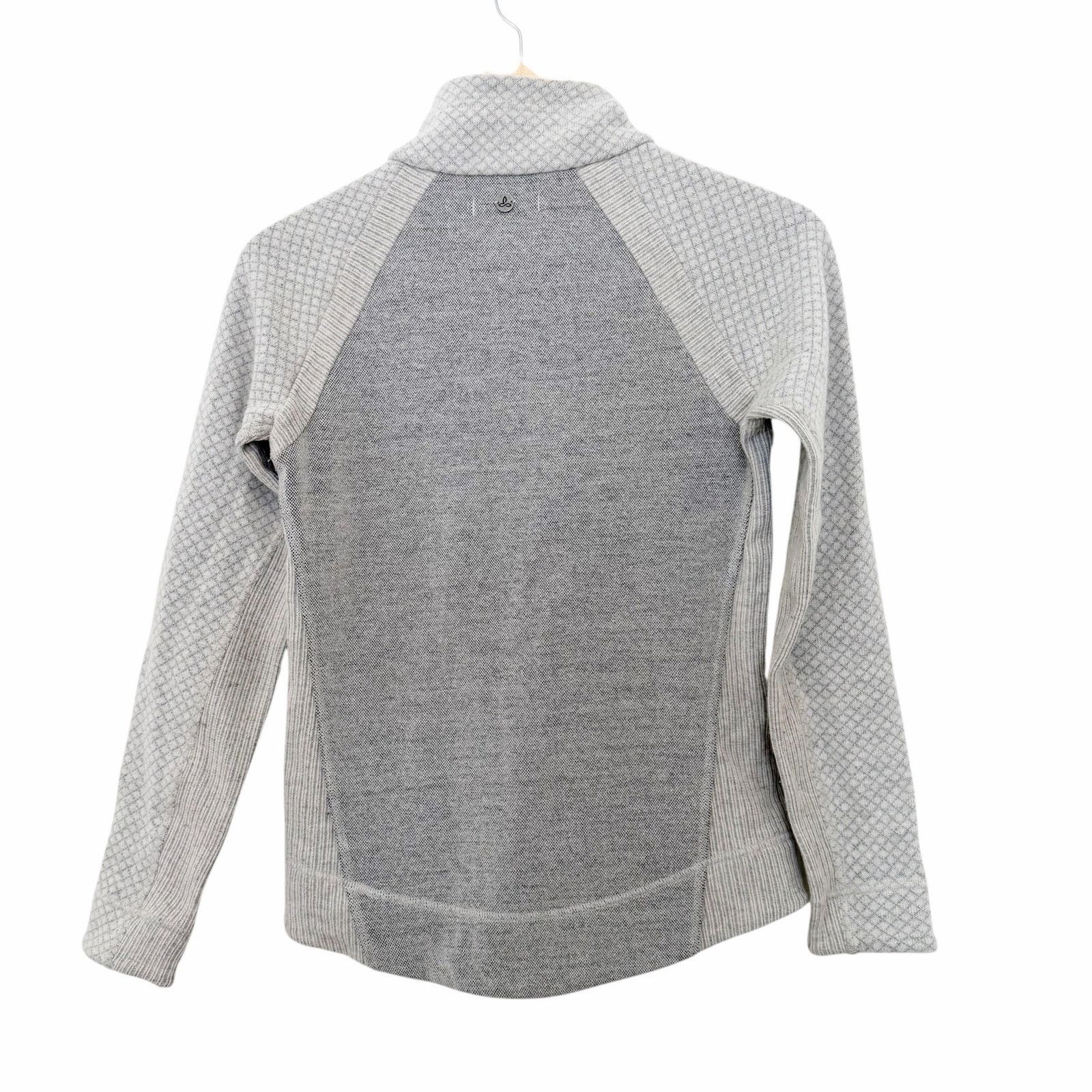 Prana Prana Gray Brandie Wool Blend Sweater Sz XS Size XS / US 0-2 / IT 36-38 - 4 Thumbnail