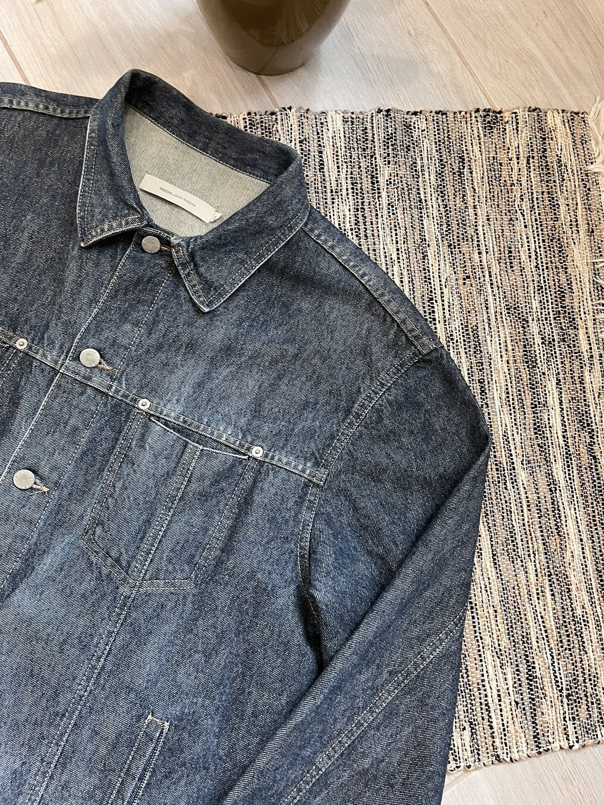 Vintage John Rocha Denim Jacket workwear Size US XL / EU 56 / 4 - 7 Thumbnail