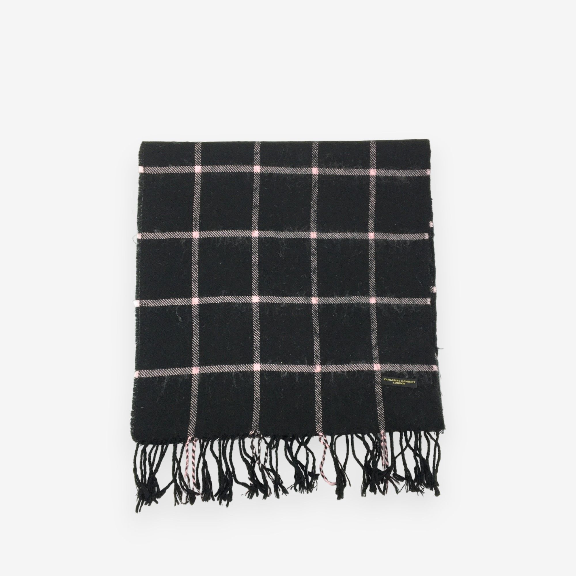 Katharine Hamnett London Vintage Katharine Hamnett Scarf Muffler Wool Cashmere Scarve Size ONE SIZE - 2 Thumbnail
