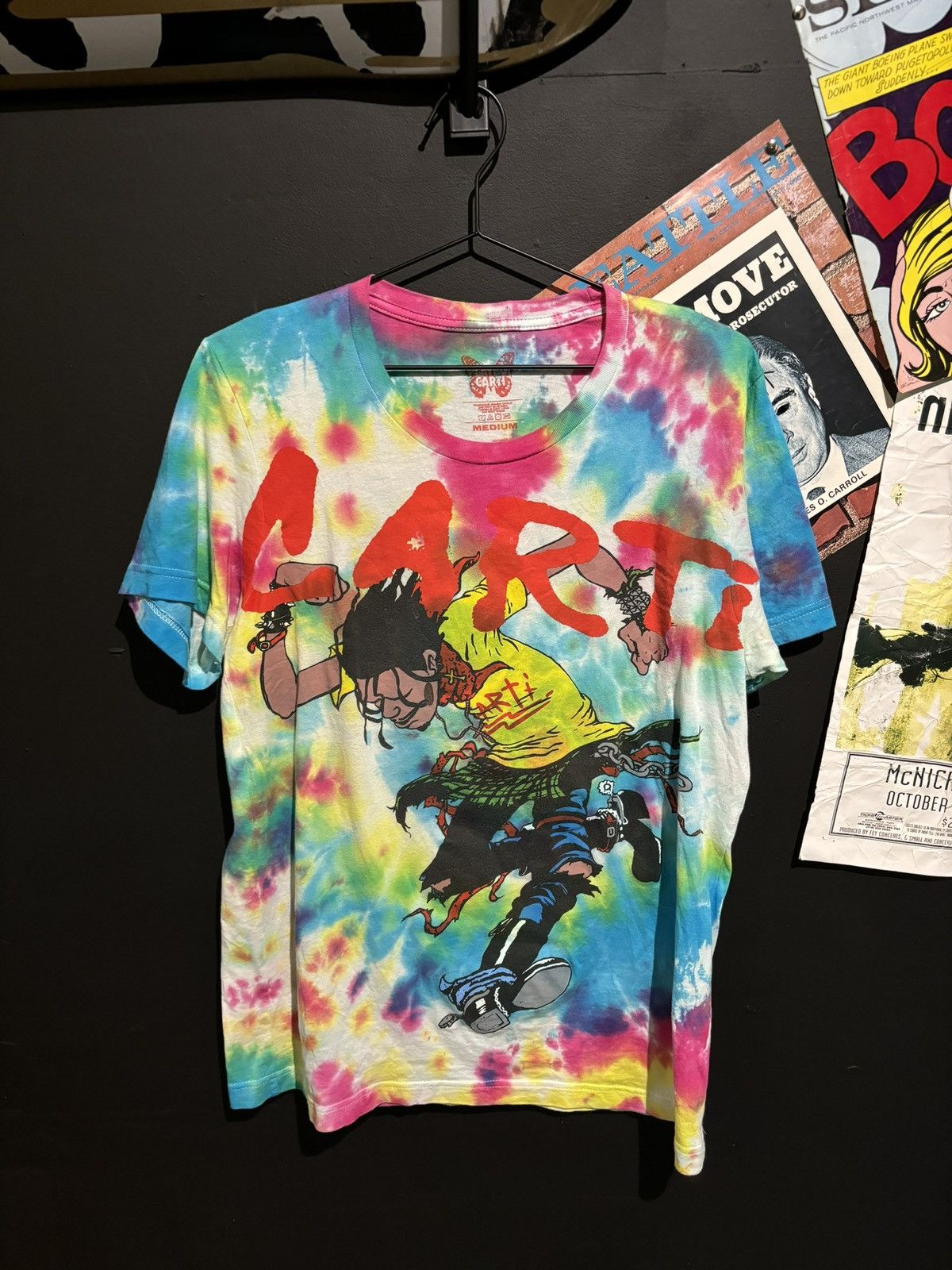 Band Tees × Rap Tees Playboi Carti 2017 Circle Jerks Inspired Tour T-Shirt Size US M / EU 48-50 / 2 - 1 Thumbnail