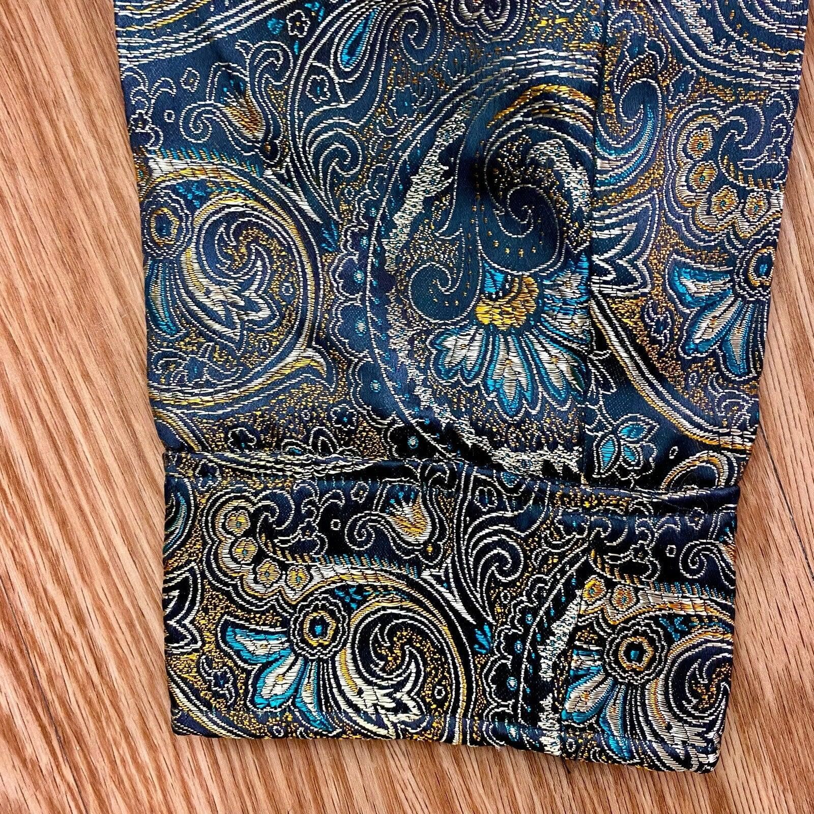 Other Brownstone Studio Vintage Gold Paisley Jacket Womens Small Size S / US 4 / IT 40 - 9 Thumbnail