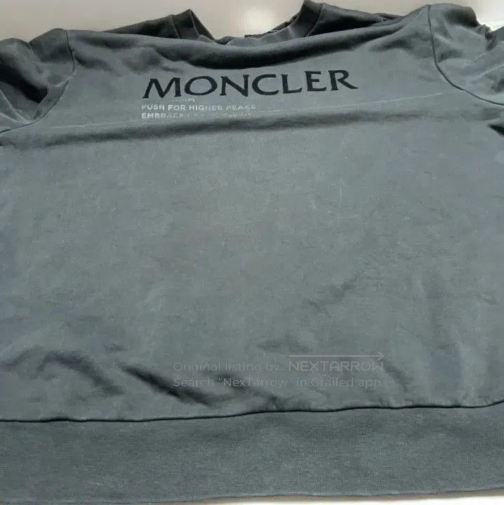 Moncler Moncler Flocked Logo Crewneck Long Sleeve Sweatshirt. Size US XXL / EU 58 / 5 - 8 Thumbnail