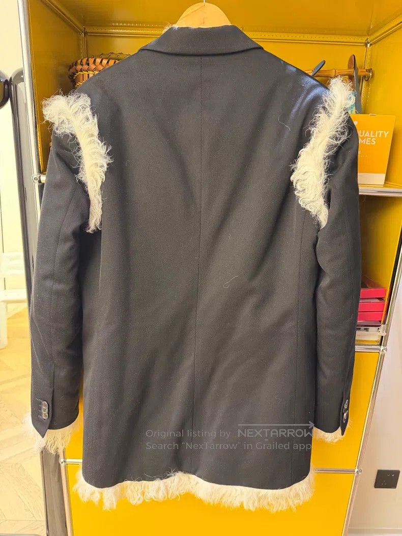 Loewe Loewe Men's Suit with Fur Trim Size 48L - 3 Thumbnail