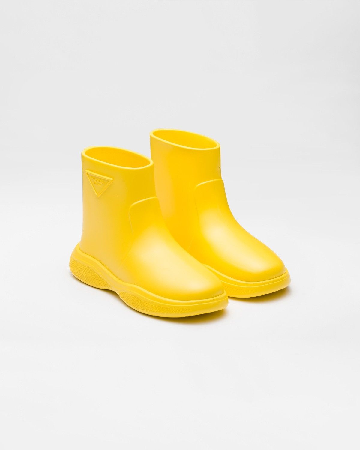 Prada o1B3y1r0226 Rubber Booties in Yellow Size US 7 / IT 37 - 2 Thumbnail
