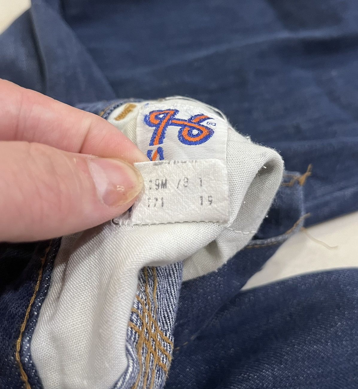 Levi's Vintage 70's Levis Orange Tab Scovill Gardlok Zipper Jeans Size US 28 / EU 44 - 14 Thumbnail