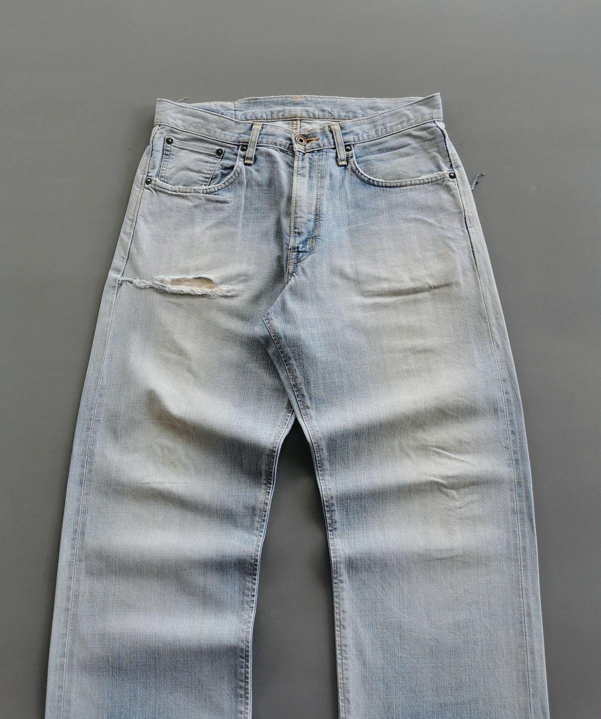 Edwin Vintage Edwin Selvedge Distressed Denim Jeans Size US 32 / EU 48 - 1 Thumbnail