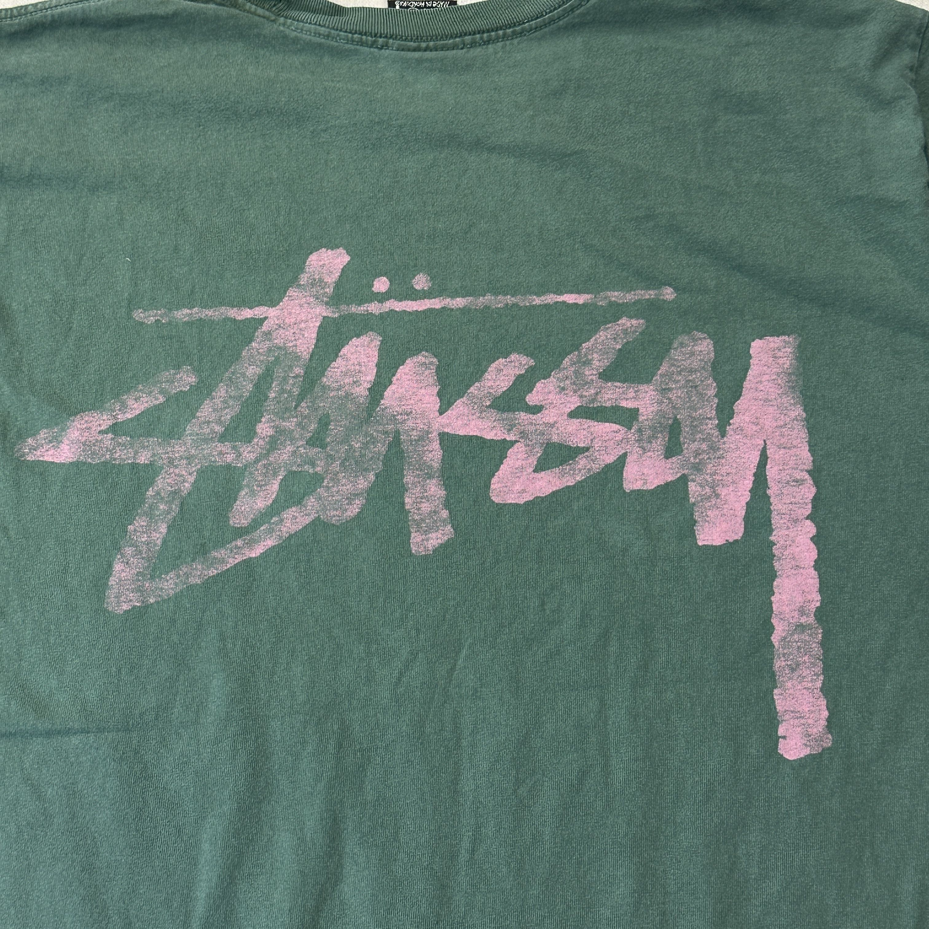 Stussy Vintage Stussy Large Face Graphic T-Shirt Size L Size US L / EU 52-54 / 3 - 5 Thumbnail