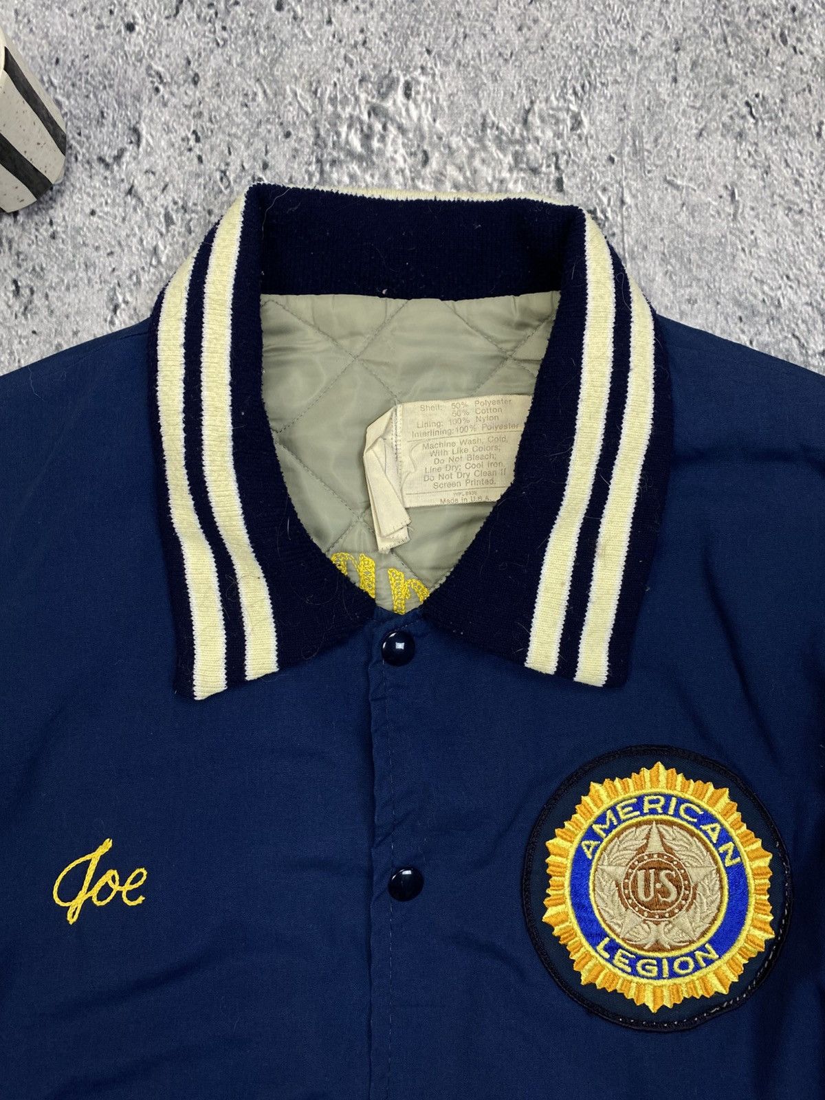 Vintage Vintage Bomber Jacket American Legion 80’ Size US XL / EU 56 / 4 - 11 Thumbnail
