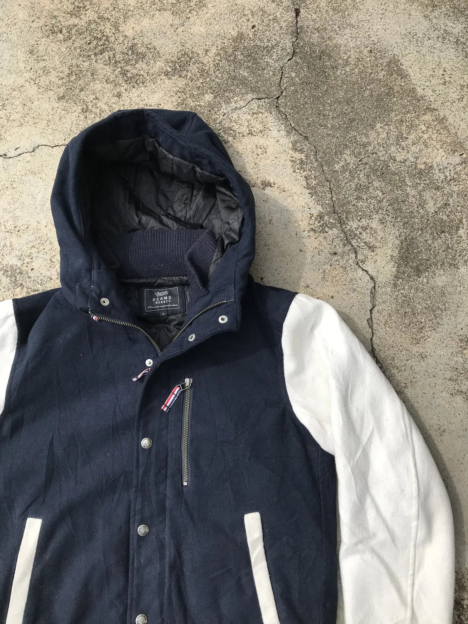 Beams Plus Beams Japan Hood Varsity Jacket Size US S / EU 44-46 / 1 - 3 Thumbnail