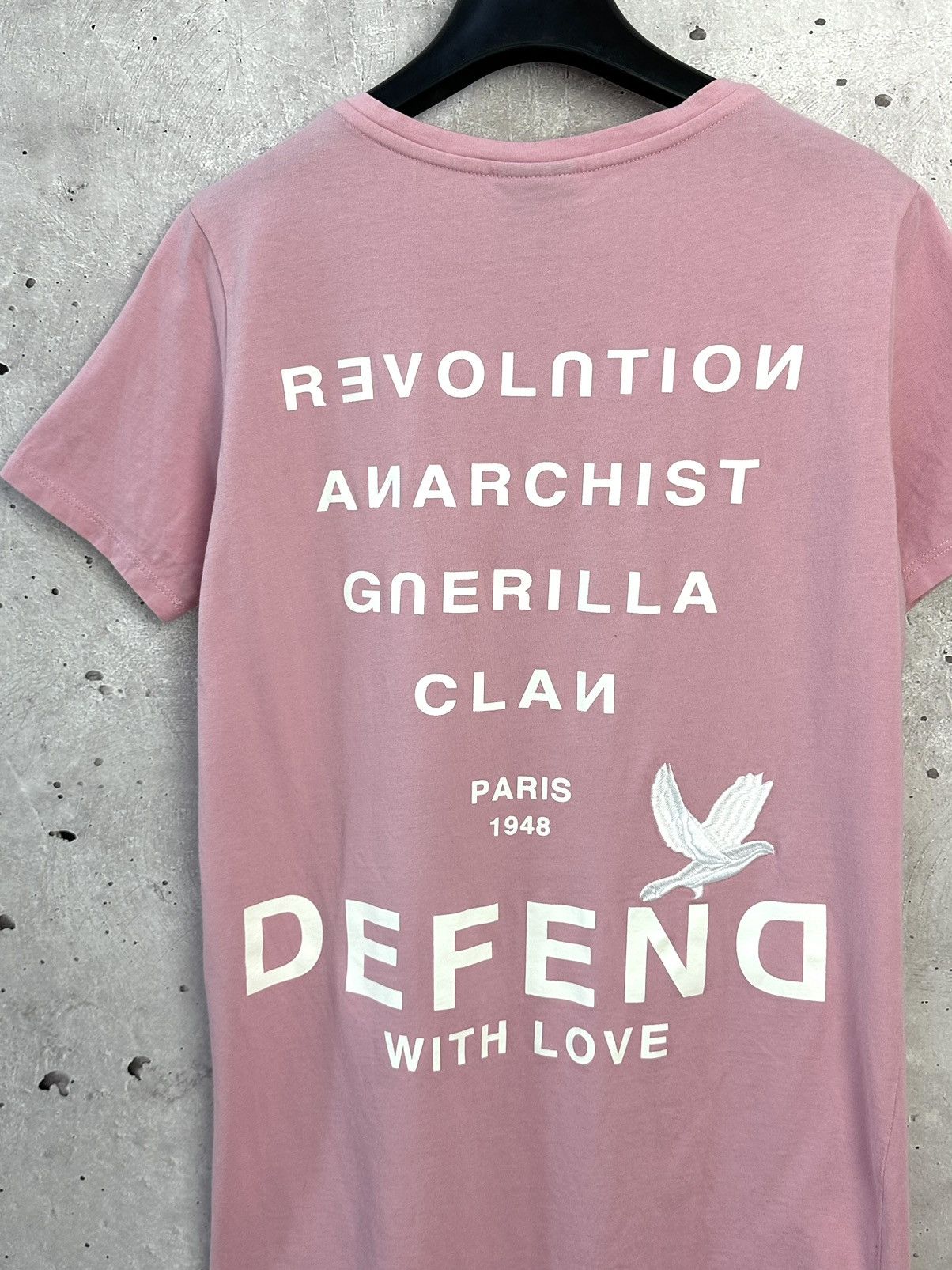 DEFEND PARIS Defend Paris Printed Pink Short Sleeve T-shirt Size US XS / EU 42 / 0 - 5 Thumbnail