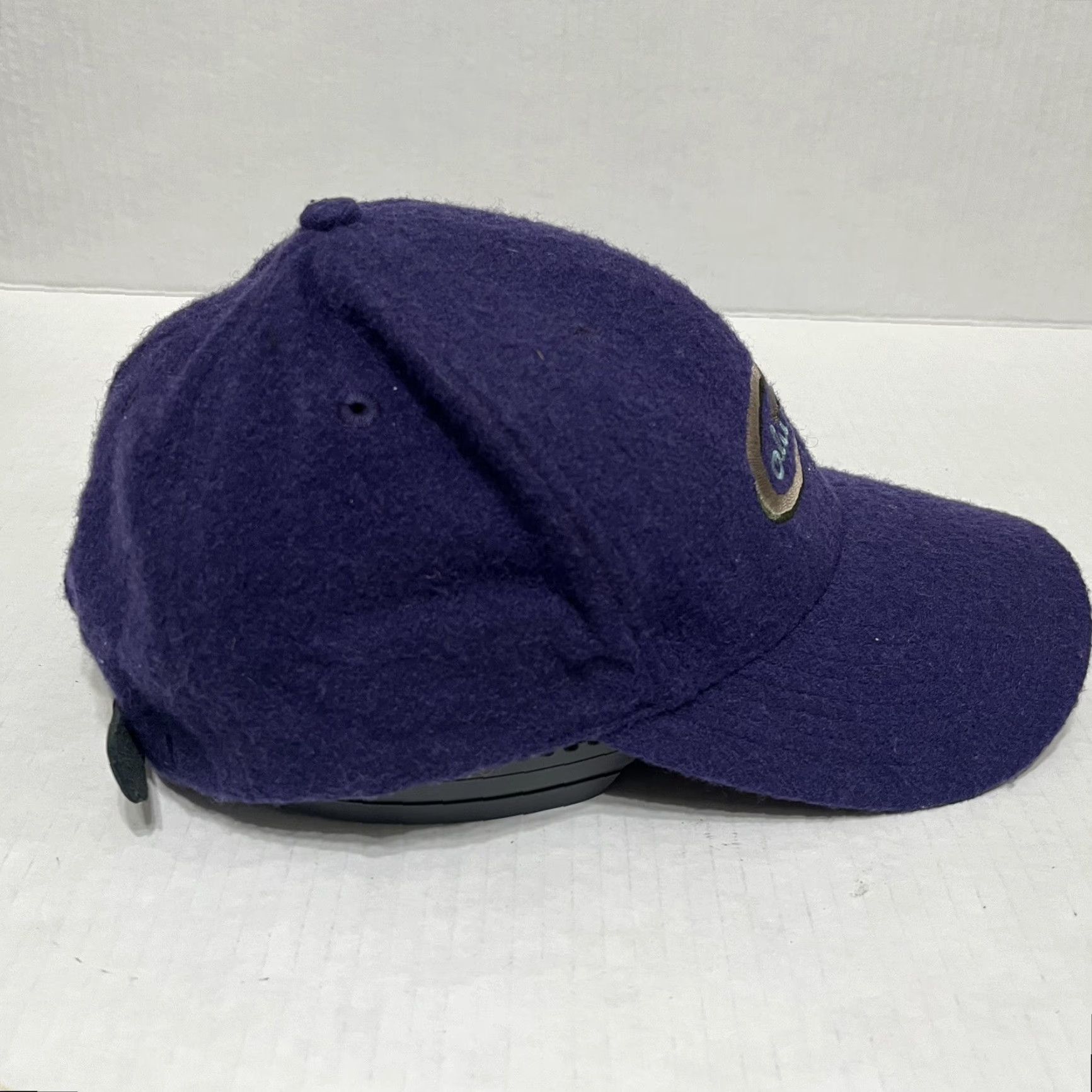 Etro VINTAGE Columbia Sportswear Hat Cap Strap Back Purple Retro Wool Embroidered Size ONE SIZE - 6 Thumbnail