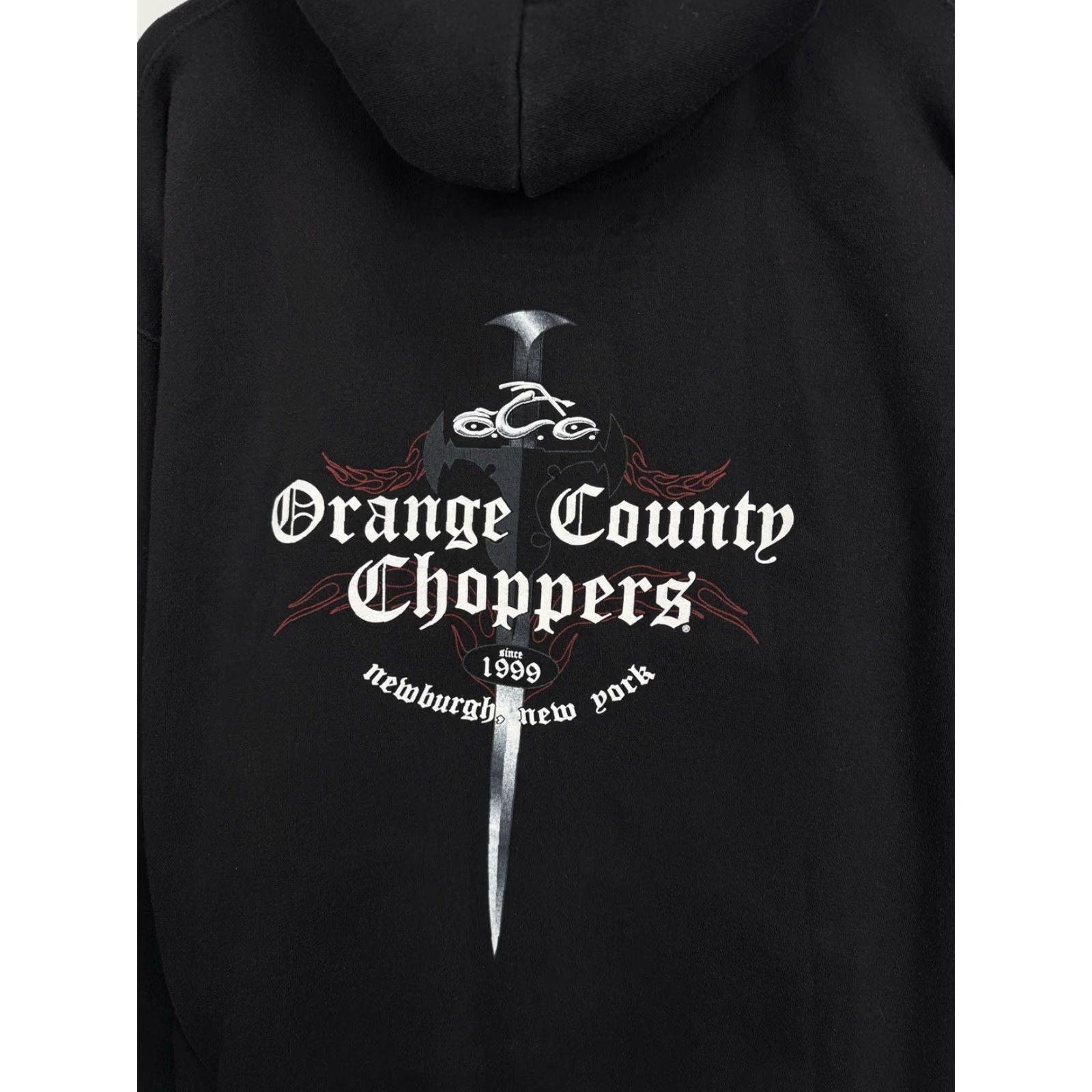 Vintage VINTAGE Orange County Choppers Zip Hoodie Orange XXL Men 2XL Black 1999 Y2K Full Zip Hoodie Size US XXL / EU 58 / 5 - 5 Thumbnail