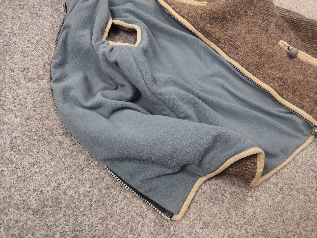 Vintage Pachamama Wool Zip Knit Sleeveless Fleece Vest Jacket Size M / US 6-8 / IT 42-44 - 6 Thumbnail