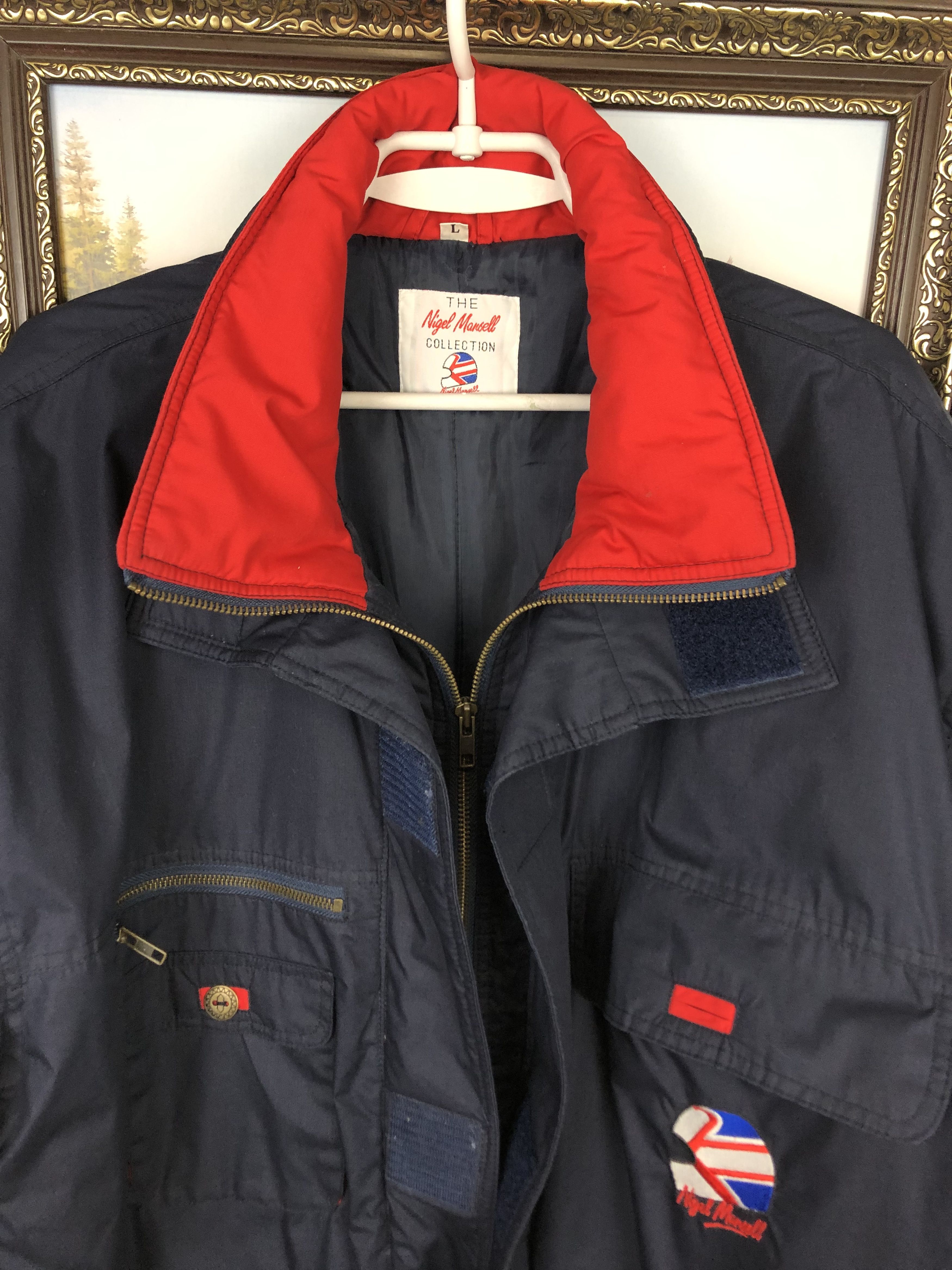 Vintage Vintage 90's Nigel Mansell Formula One Bomber Jacket Mens Size US L / EU 52-54 / 3 - 5 Thumbnail