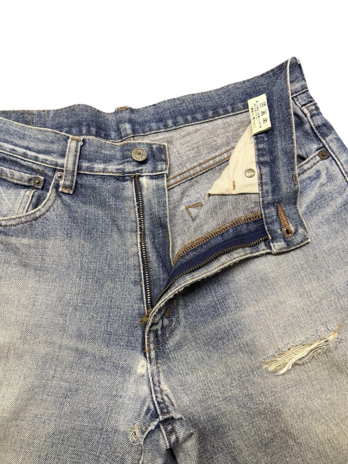 Japanese Brand Vintage 00s Bobson Chessking Japanese Market Jeans | W32 Size US 32 / EU 48 - 9 Thumbnail