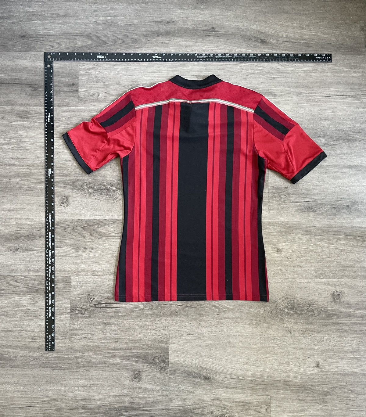 Adidas Y2K Adidas “AC Milan” Soccer Jersey (Sz.S) Size US S / EU 44-46 / 1 - 4 Thumbnail