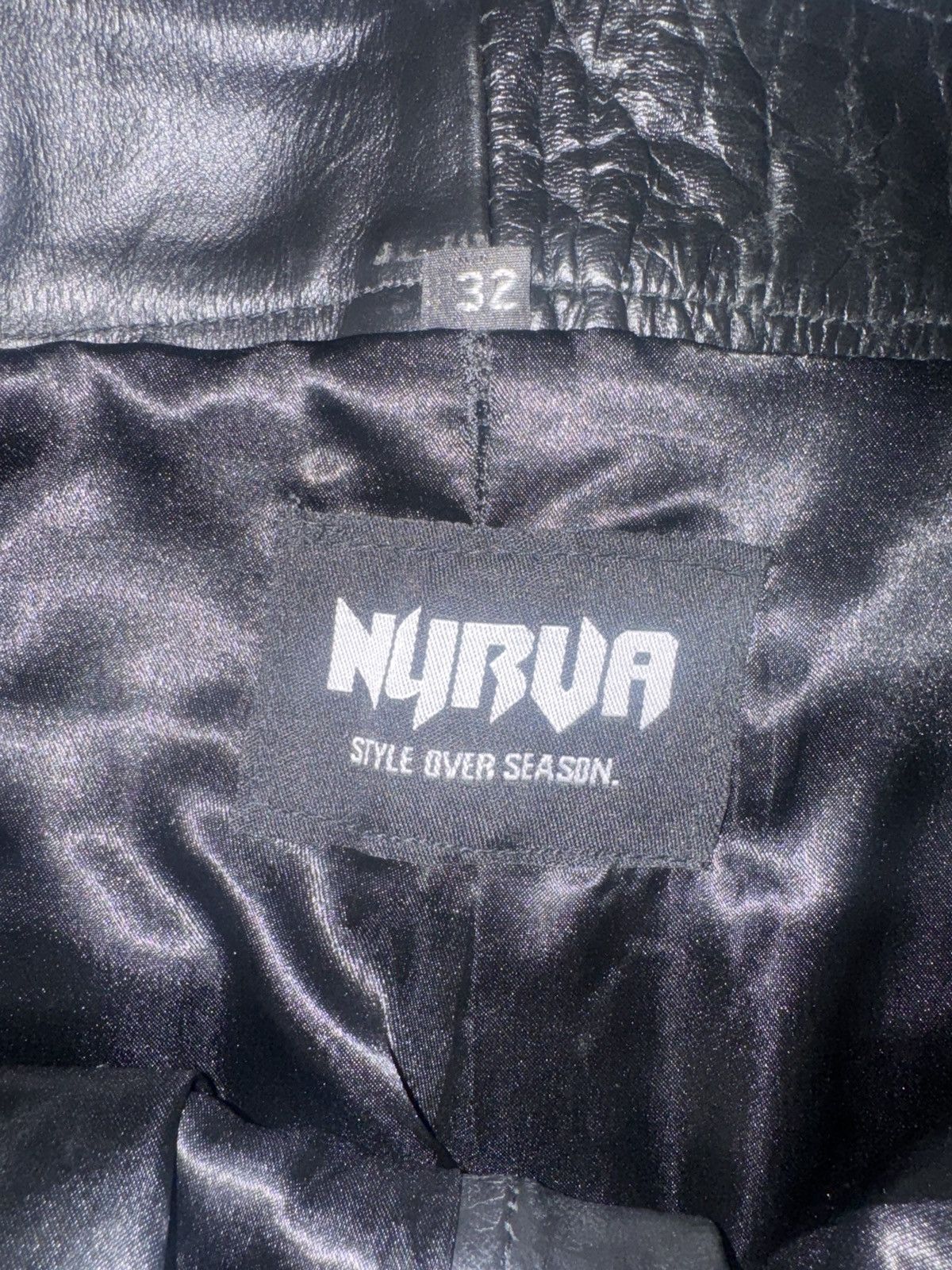 NYRVA NYRVA Black leather flared pants Size US 32 / EU 48 - 7 Thumbnail