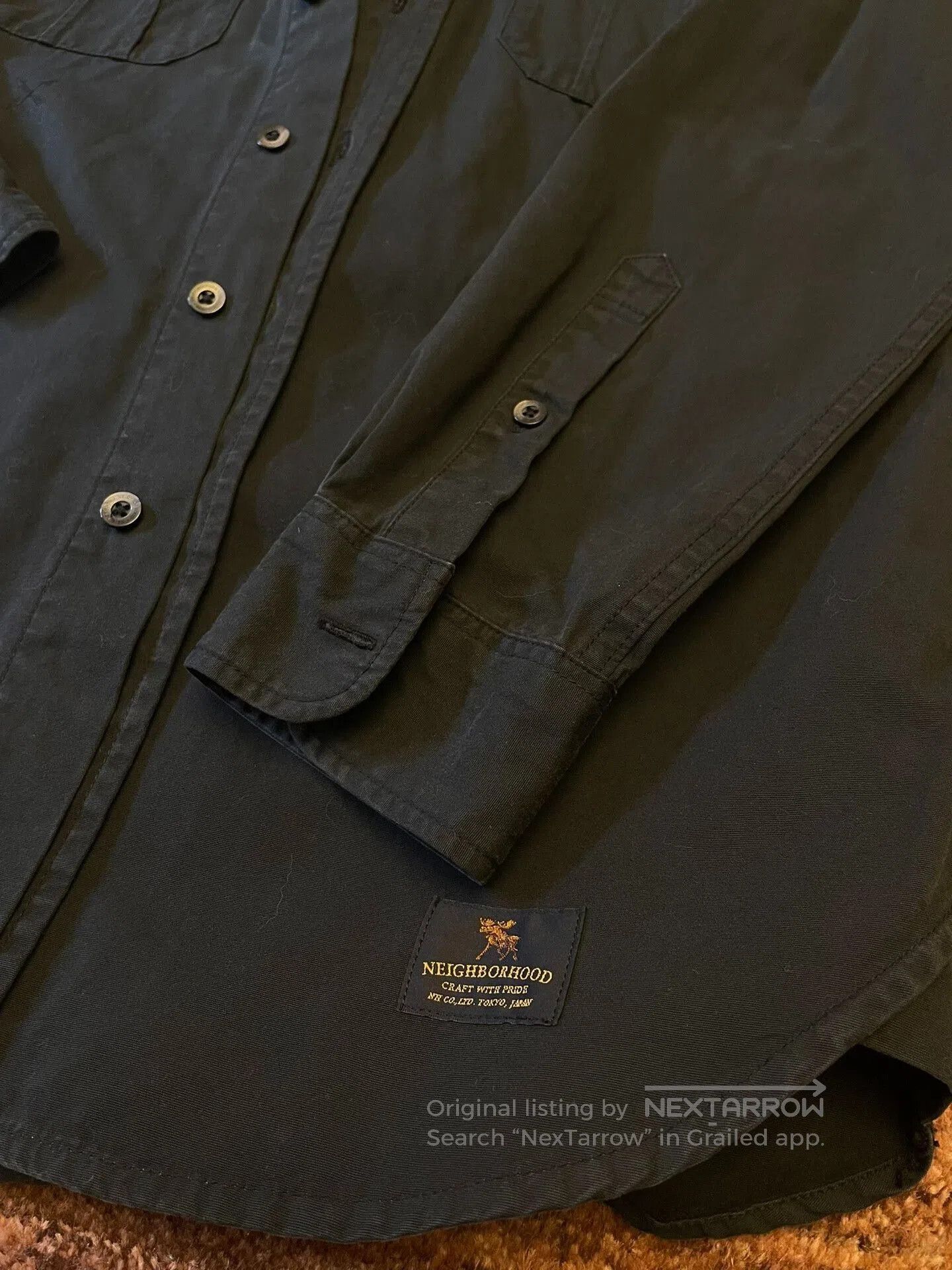 Neighborhood Neighborhood Black Classic Shirt Jacket. Size US L / EU 52-54 / 3 - 4 Thumbnail