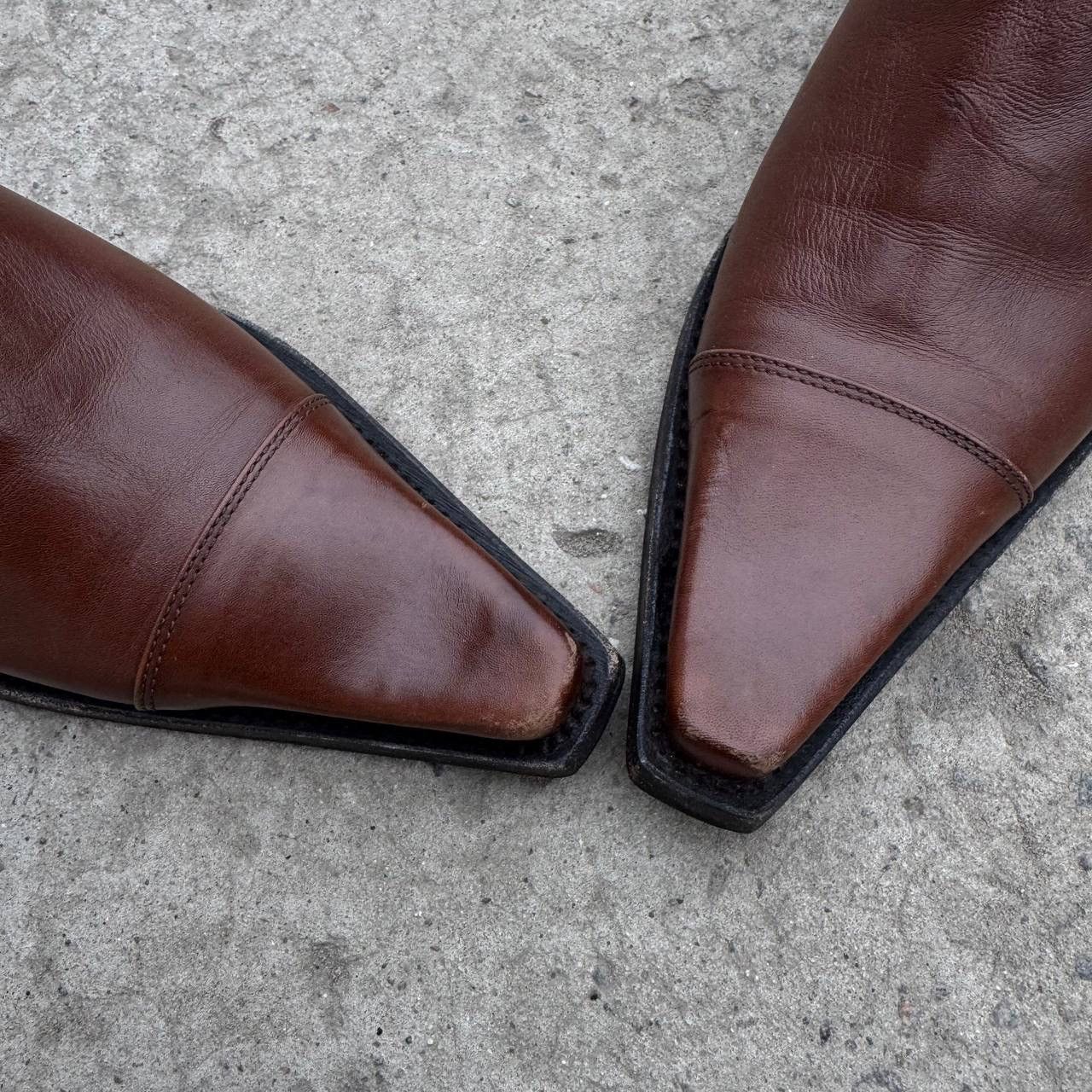 RoccoP Luxury Man’s Rocco P Leather Shoes Size 42 Old Money 00s USA Size US 8.5 / EU 41-42 - 8 Thumbnail