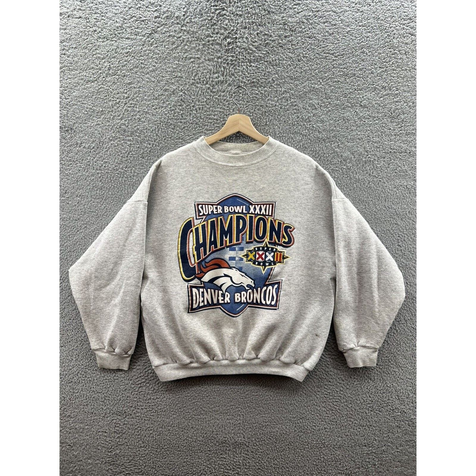 Logo 7 Logo 7 Denver Broncos Super Bowl XXXII Champions Sweatshirt Size US L / EU 52-54 / 3 - 1 Thumbnail