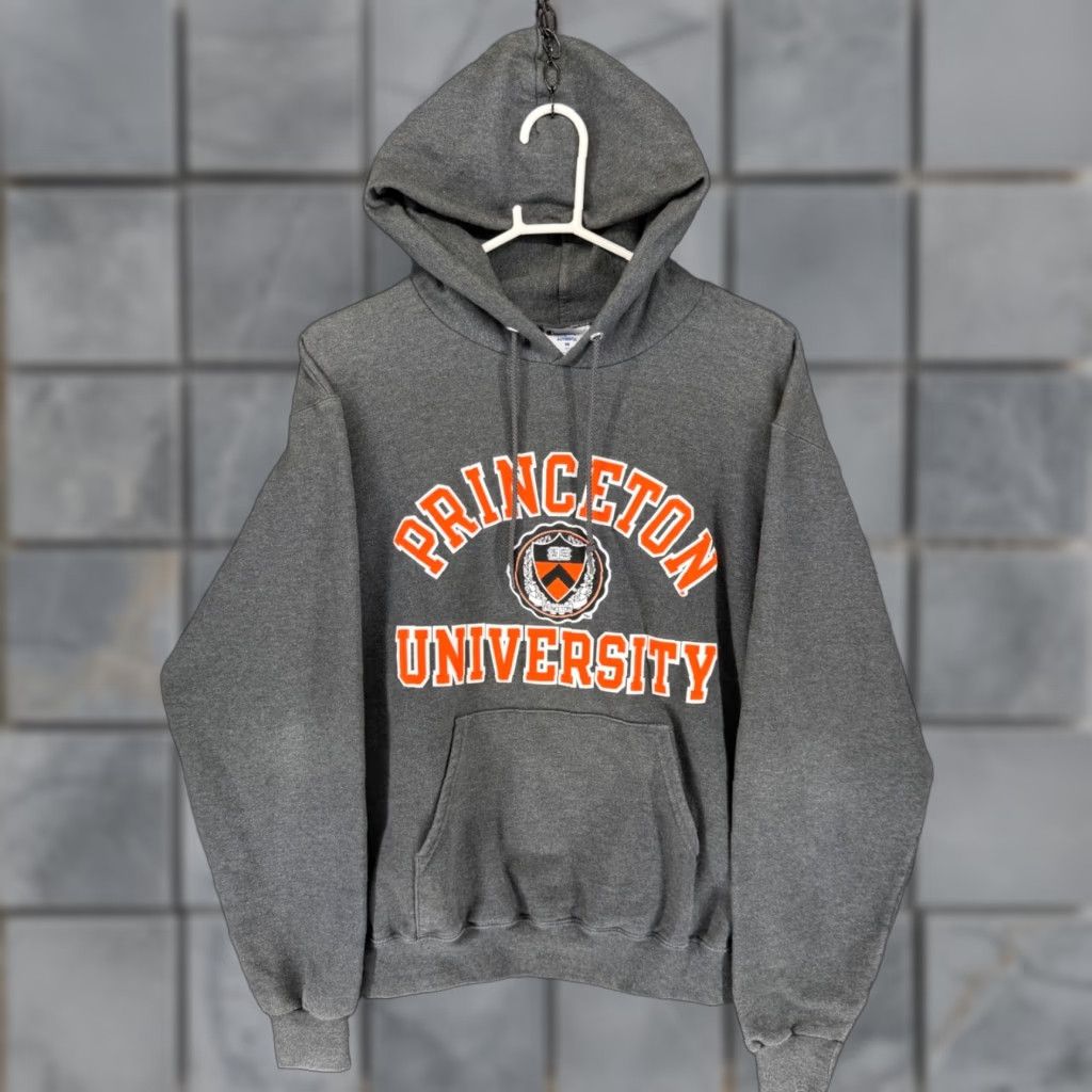 Champion Champion Princeton University Tigers Hoodie Sweatshirt Gray M Crewneck Pullover Size US M / EU 48-50 / 2 - 1 Thumbnail