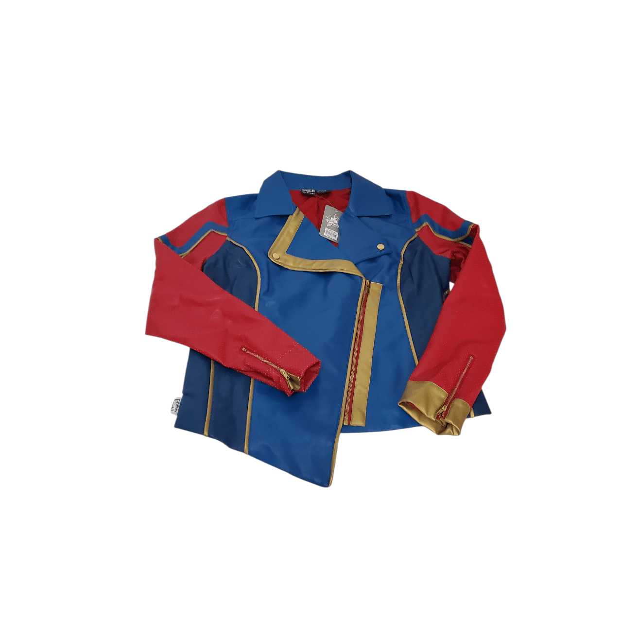 Marvel Comics Ms. Marvel Leather Jacket *NEW WITH TAGS* Size M / US 6-8 / IT 42-44 - 1 Thumbnail