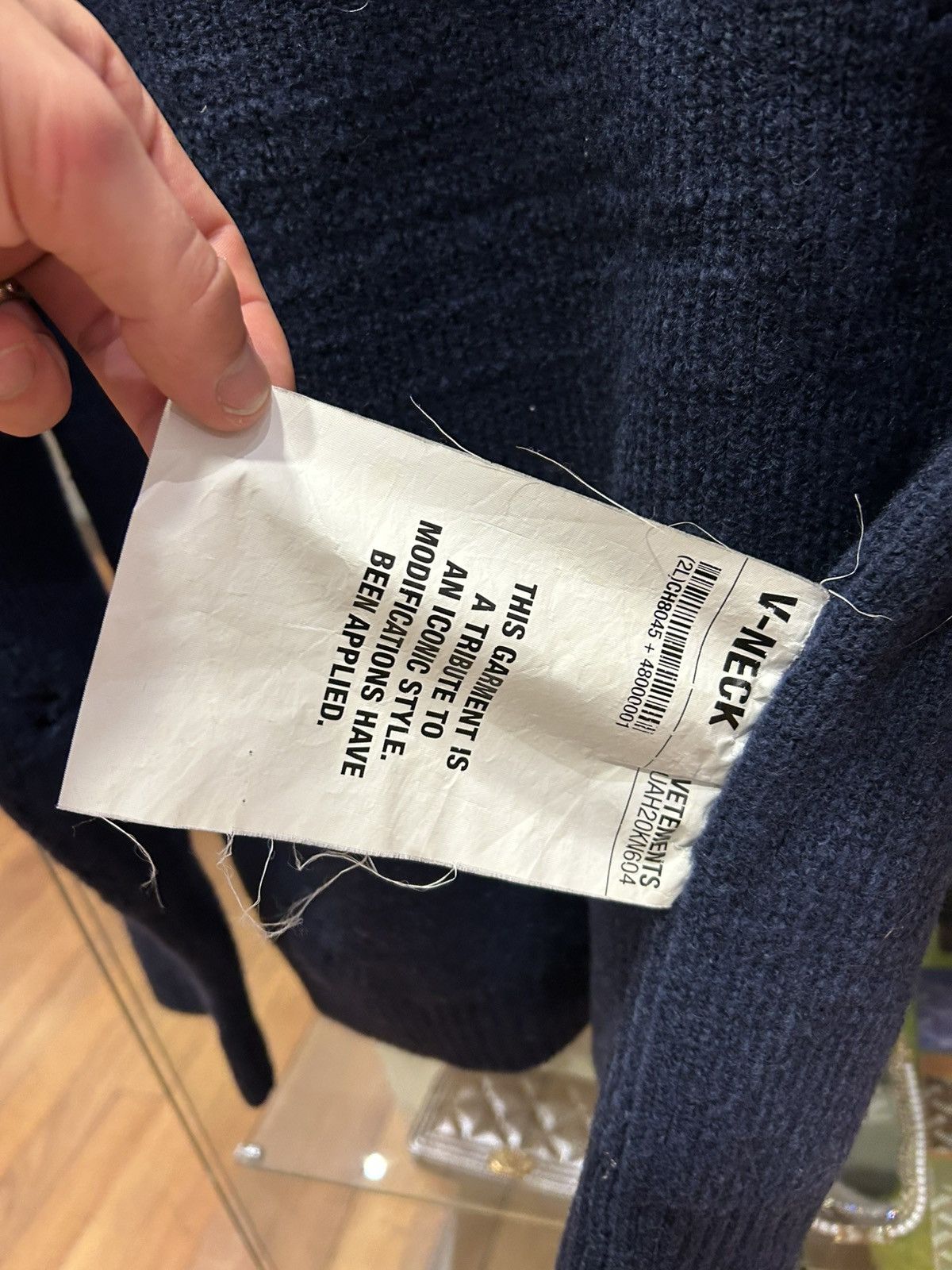 Vetements Vetements Knit Hole Sweater Size US M / EU 48-50 / 2 - 3 Thumbnail