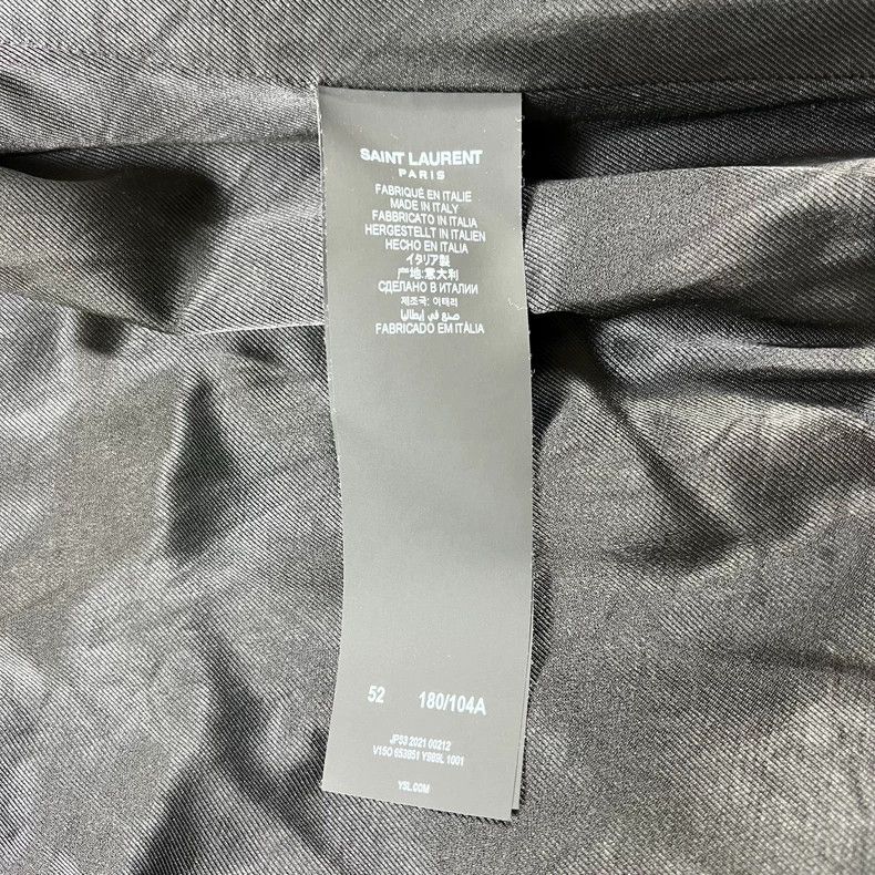 Yves Saint Laurent Saint Laurent 21 FW Darth Vader twist totem jacket 2502-Nex Size US L / EU 52-54 / 3 - 3 Thumbnail