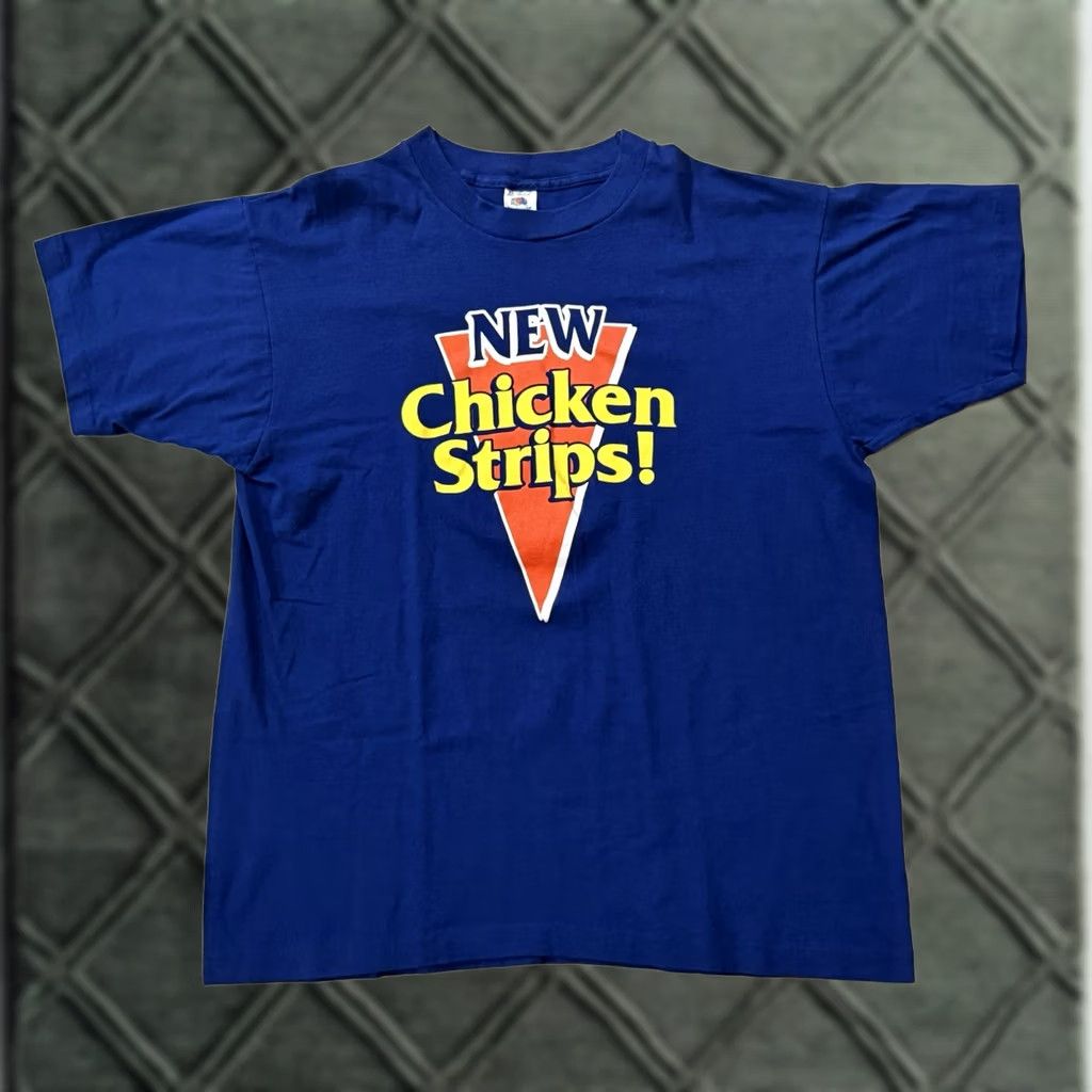 Fruit Of The Loom VINTAGE Whataburger ‘NEW Chicken Strips!’ Employee Promo Shirt XL Texas USA T-Shirt Mens 90s Size US XL / EU 56 / 4 - 1 Thumbnail