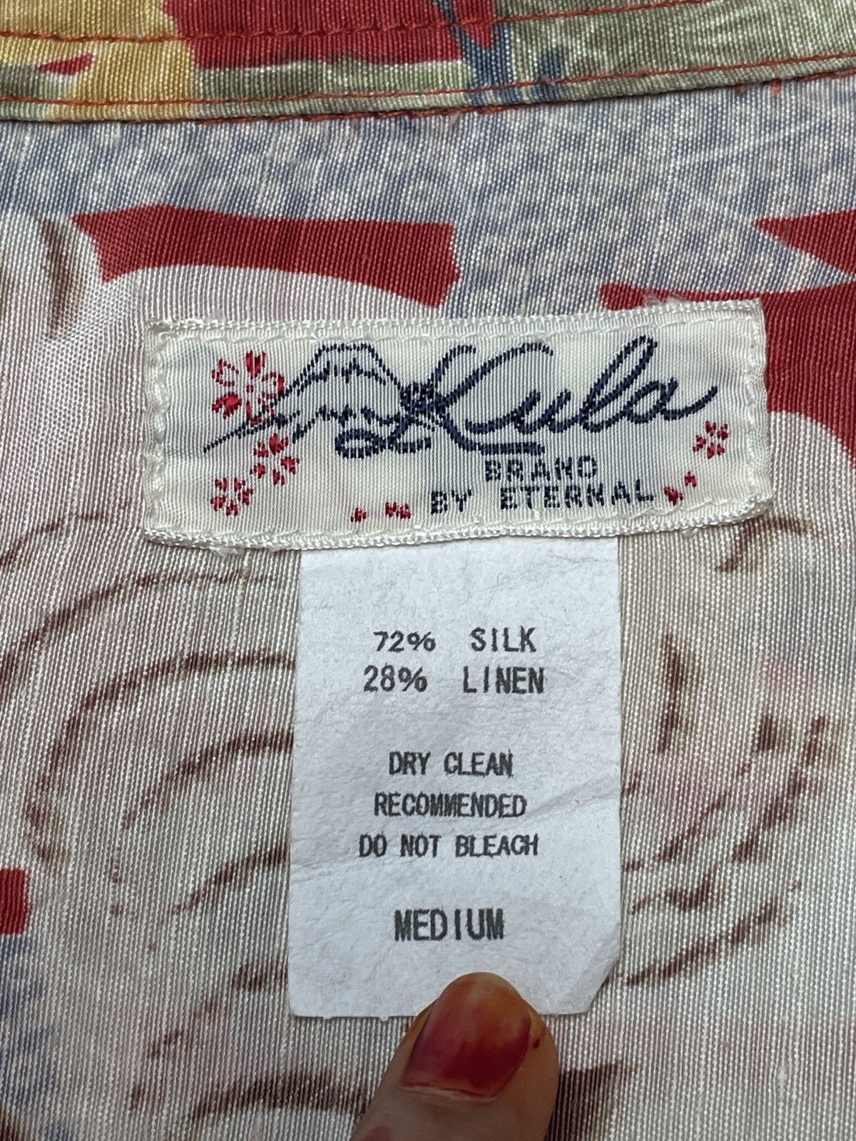 Eternal Vintage Japanese Brand Eternal Sukajan Silk Shirt 1990s Size US M / EU 48-50 / 2 - 9 Thumbnail