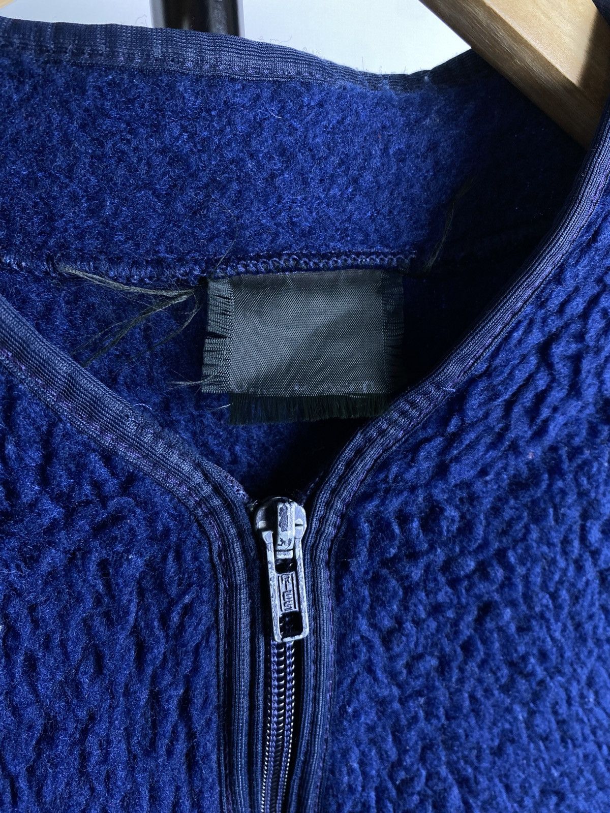 Helly Hansen × Vintage 80s Vintage Helly Hansen Blue Full Zip Fleece Sherpa Jacket Size US L / EU 52-54 / 3 - 4 Thumbnail