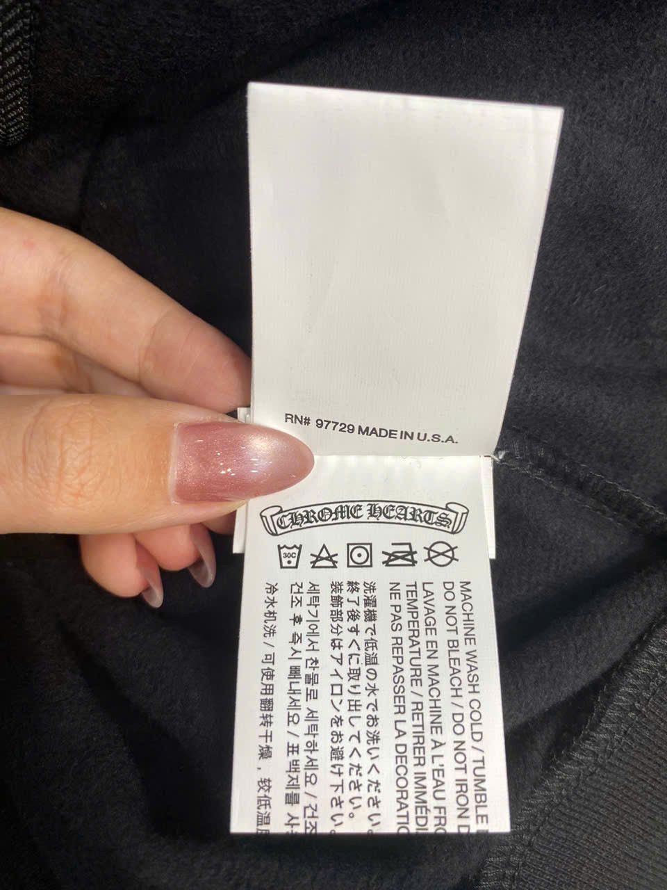 Chrome Hearts CHROME HEARTS Rolling Stones Zip Up Hoodie BLACK Size US M / EU 48-50 / 2 - 12 Thumbnail