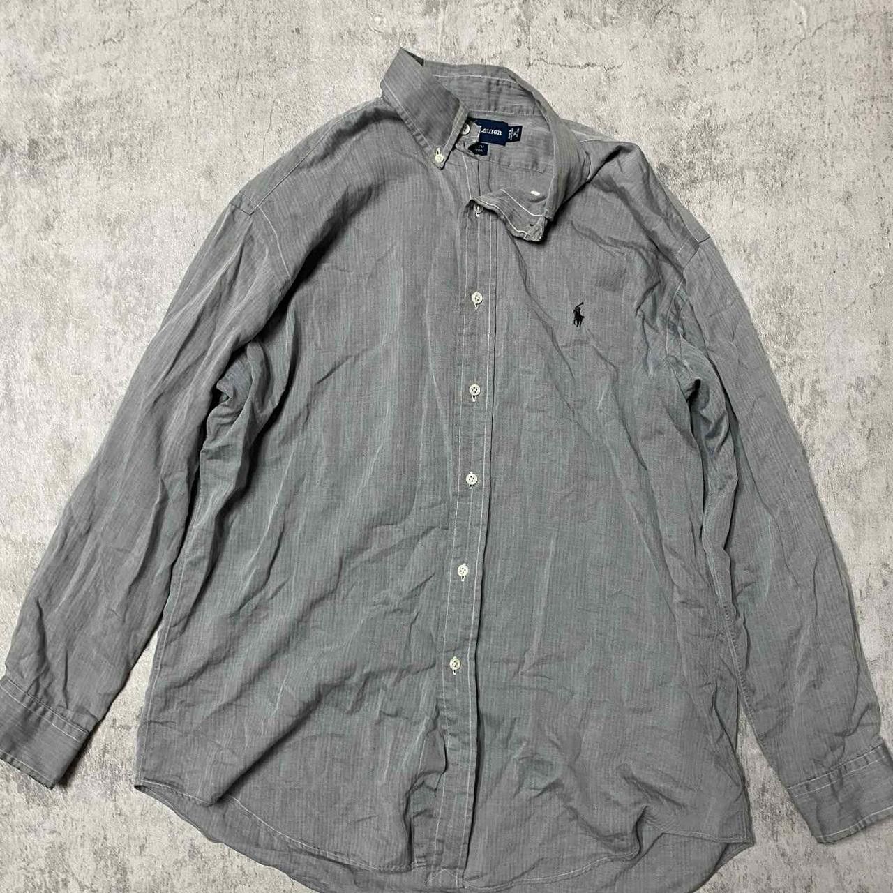 Polo Ralph Lauren Grey Polo Ralph Lauren button-up shirt #preppy Size US L / EU 52-54 / 3 - 1 Thumbnail