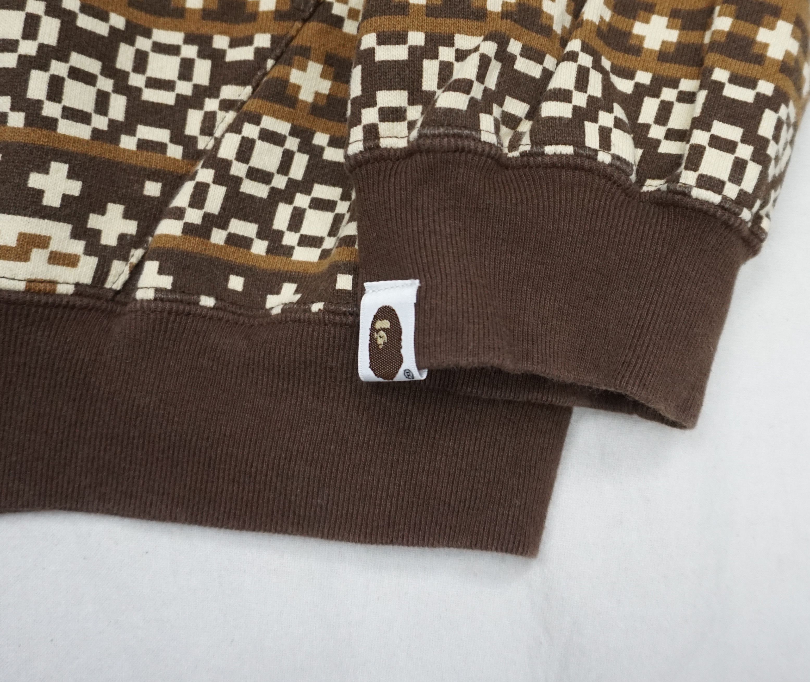 Bape Bape diamond Print Hoodie Shirt Size US L / EU 52-54 / 3 - 4 Thumbnail