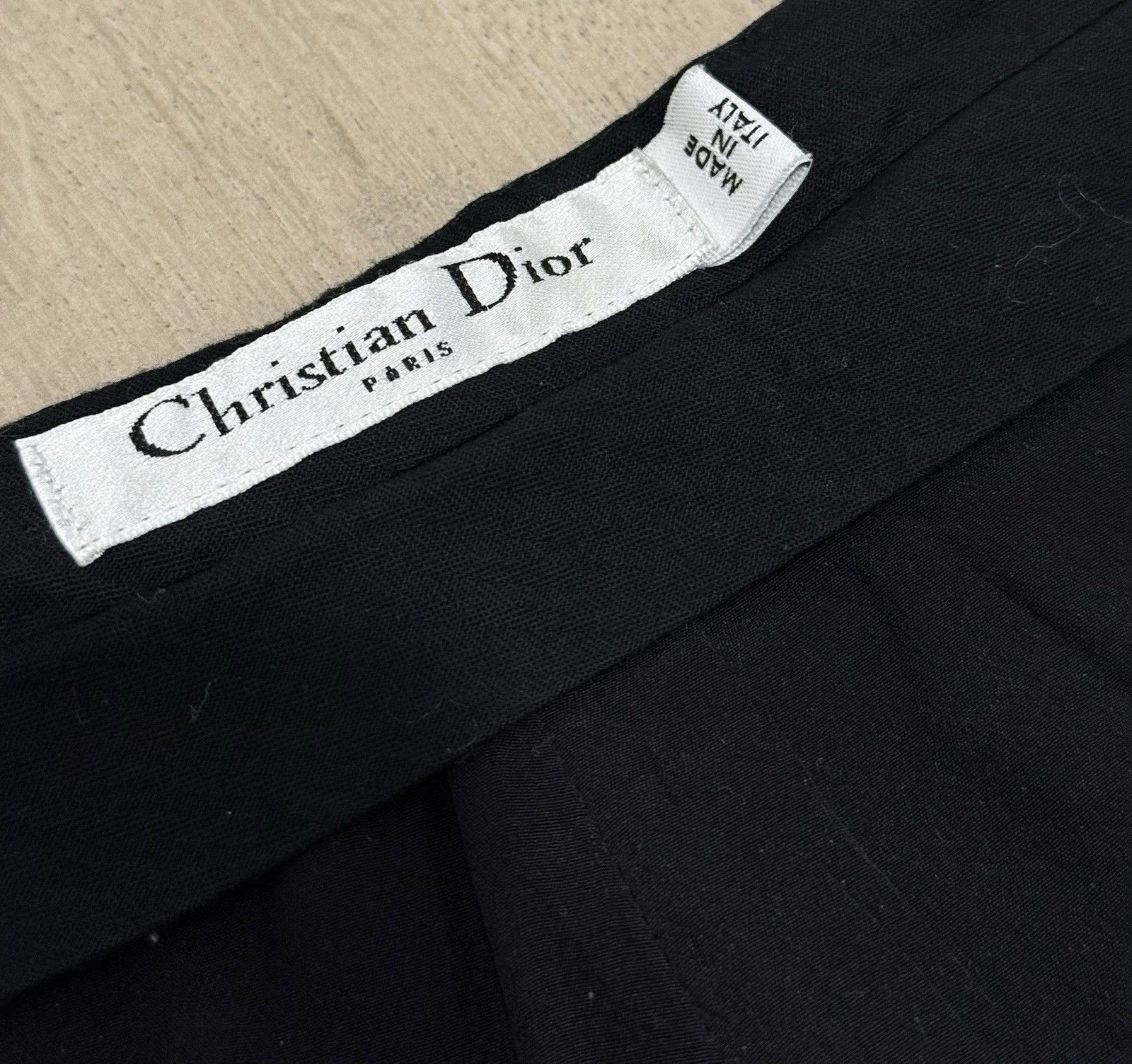 Dior Christian Dior Vintage Women Chino Mohair Wool Tapered Pants Size 30" / US 8 / IT 44 - 17 Thumbnail
