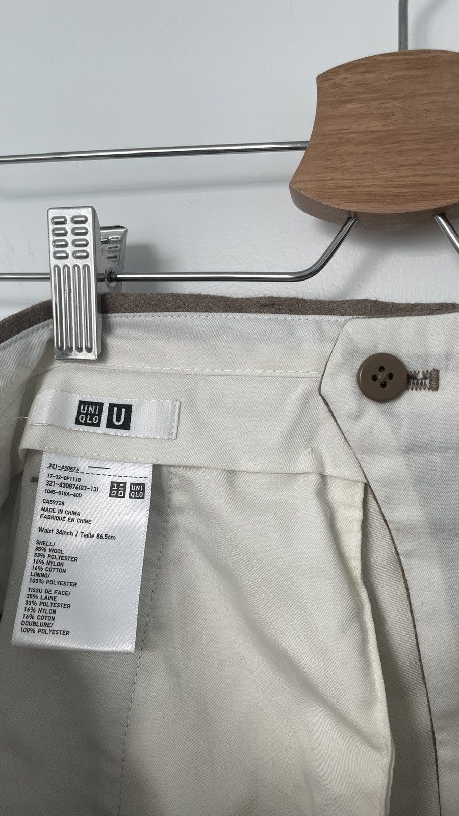Uniqlo Uniqlo U Wool Pants Size US 34 / EU 50 - 5 Thumbnail