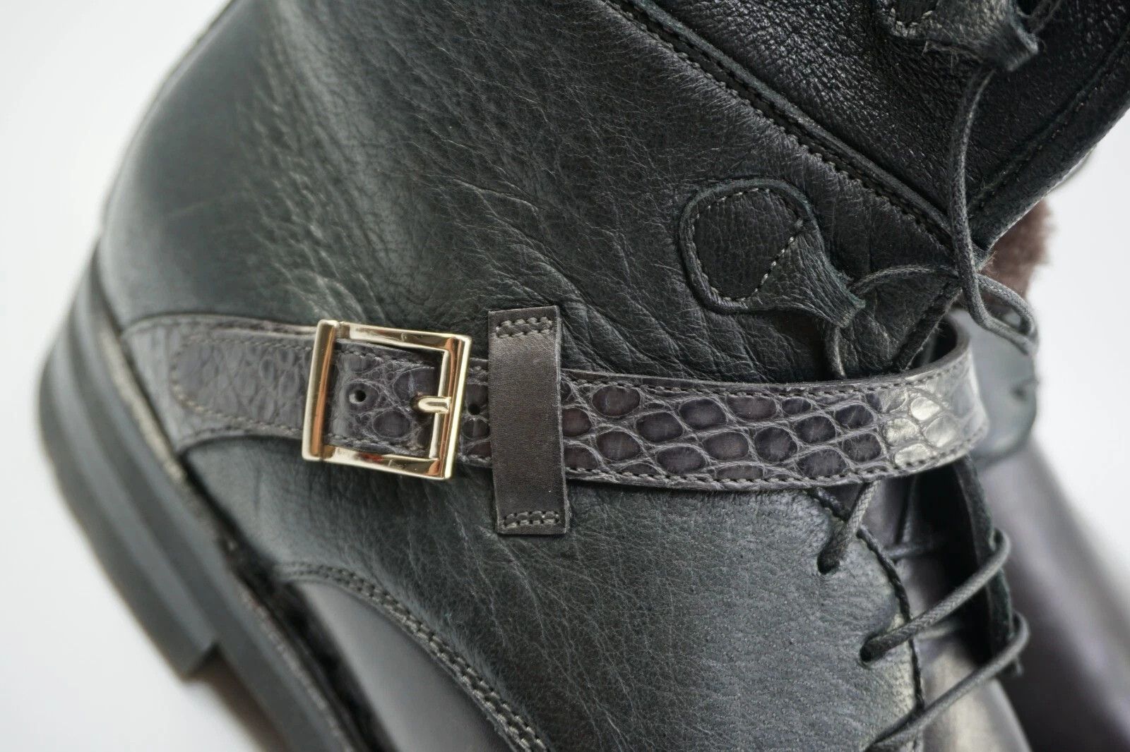 Santoni NEW Santoni Goodyear Fur Boots EU 42.5 UK 8.5 US 9.5 Size US 9.5 / EU 42-43 - 8 Thumbnail