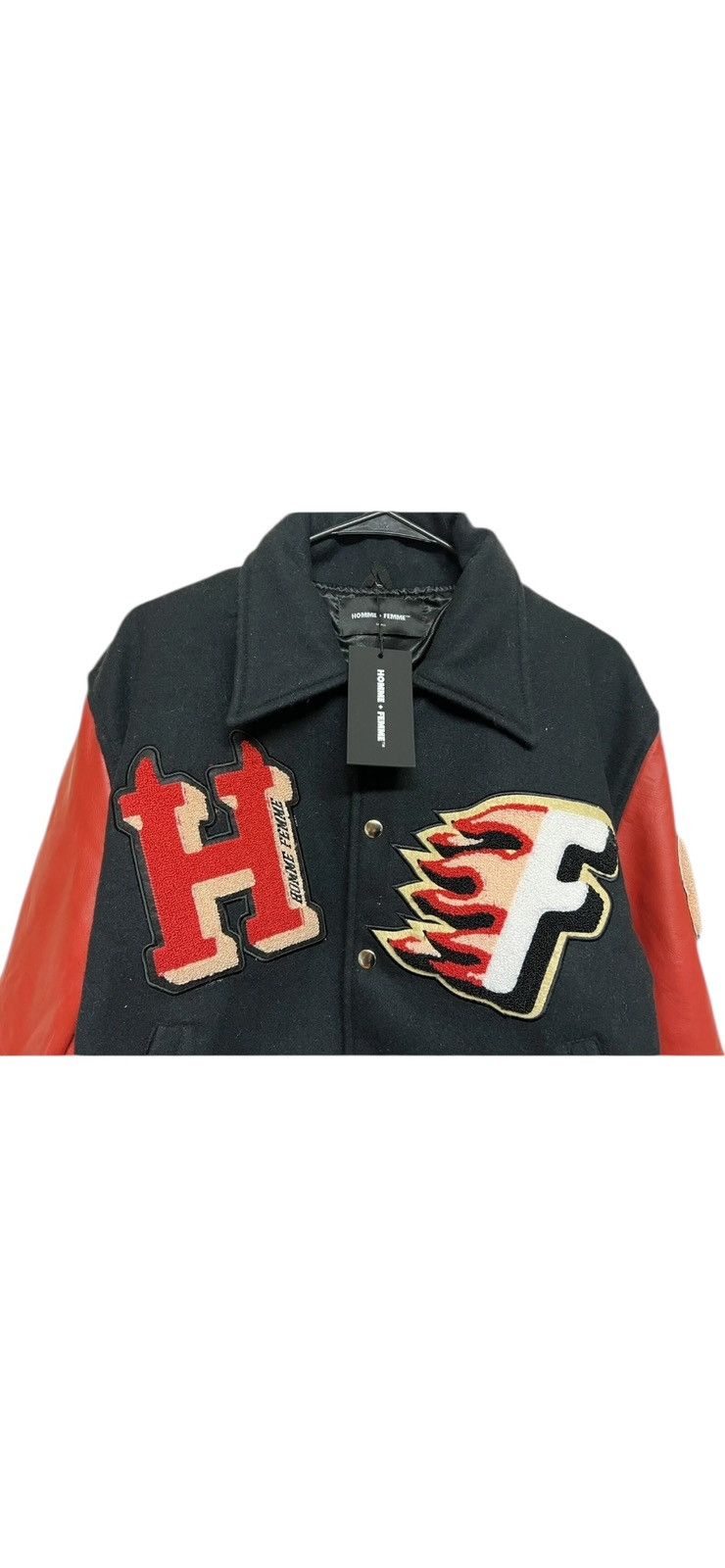 Homme + Femme La Homme Femme Small ( Fits Like Medium ) Varsity Jacket Red Size US S / EU 44-46 / 1 - 10 Thumbnail