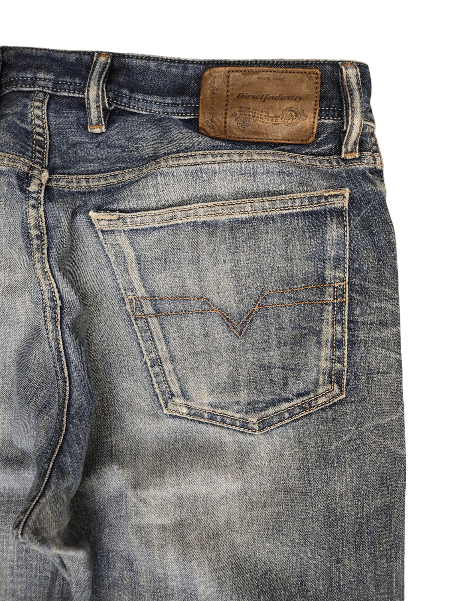 Vintage Y2k Diesel Waykee Distress Faded Regular Straight