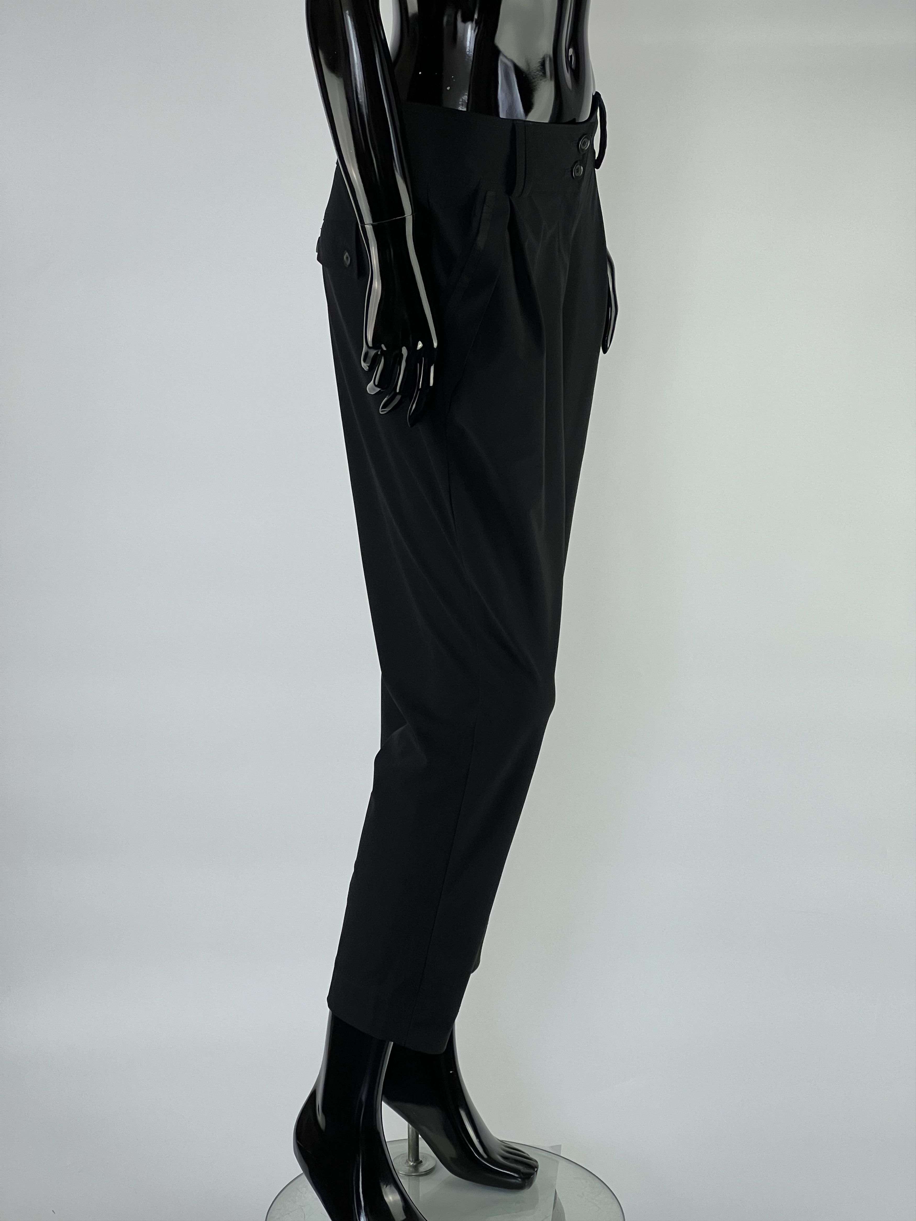 Marithe + Francois Girbaud Marithe + Francois Girbaud Black Pants Women's Size IT42 Size 28" / US 6 / IT 42 - 2 Thumbnail