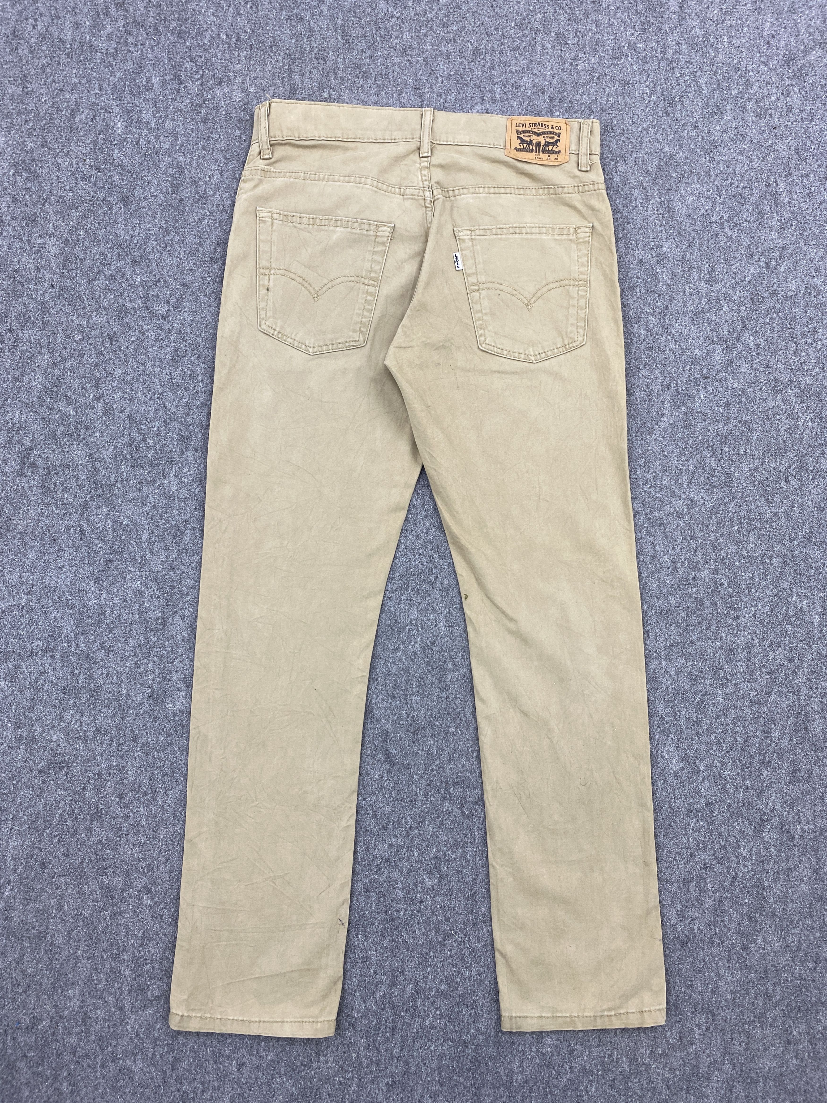 Levi's Vintage Levis 511 White Tab Khaki Jeans DP2602 Size US 29 - 3 Thumbnail