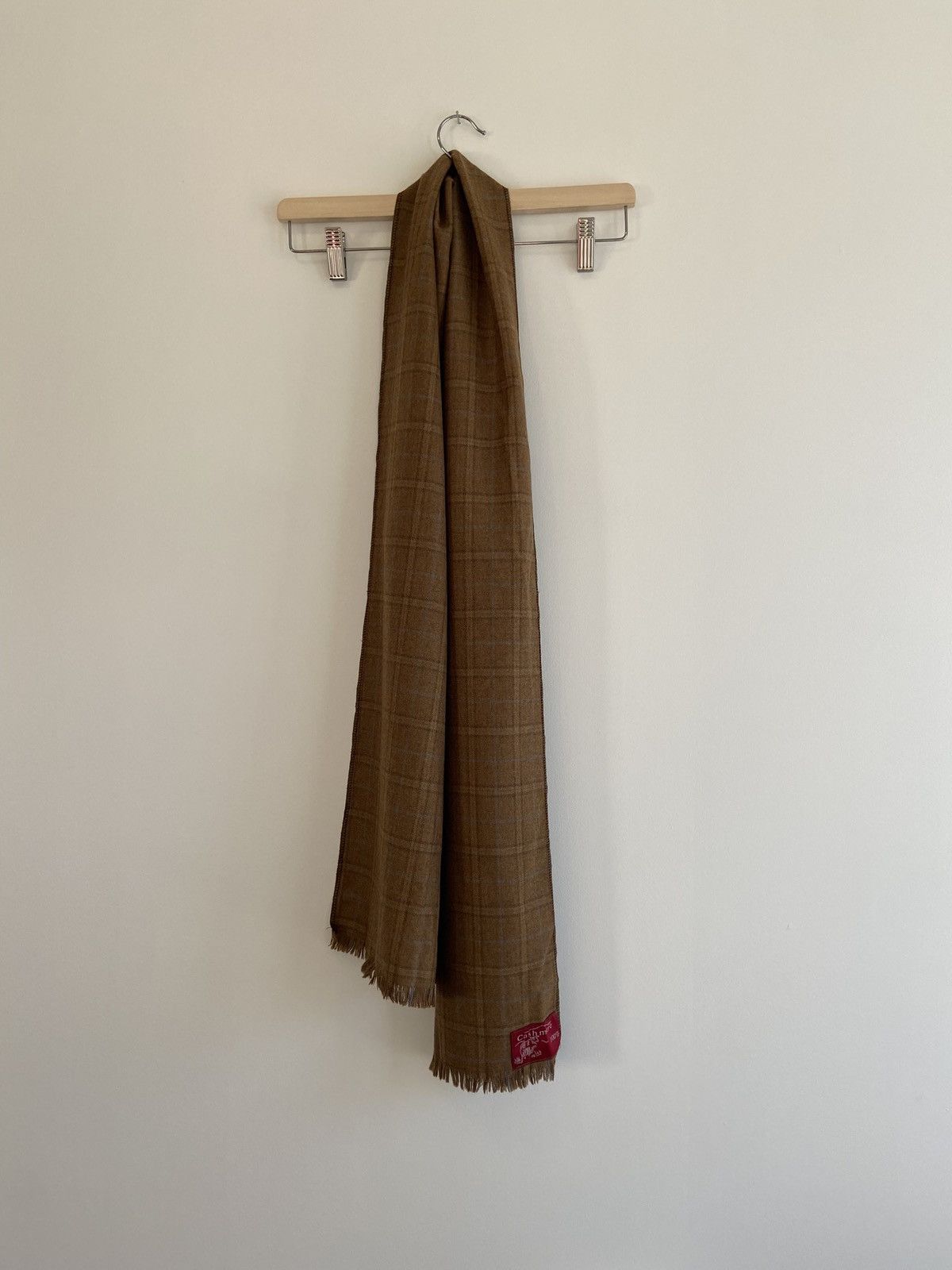Vintage Vintage cashmere scarf Size ONE SIZE - 2 Thumbnail