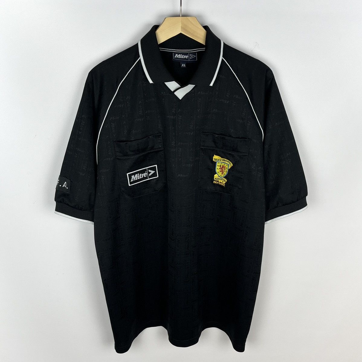 Vintage Vintage Scotland Mitre referee soccer jersey tee 1998/00 Size US XL / EU 56 / 4 - 1 Thumbnail