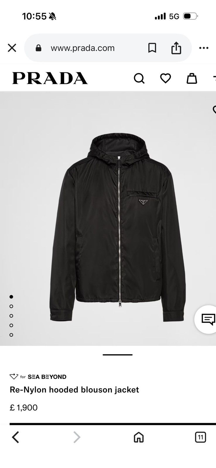 Prada PRADA nylon jacket pls study all photos and description well Size US M / EU 48-50 / 2 - 3 Thumbnail