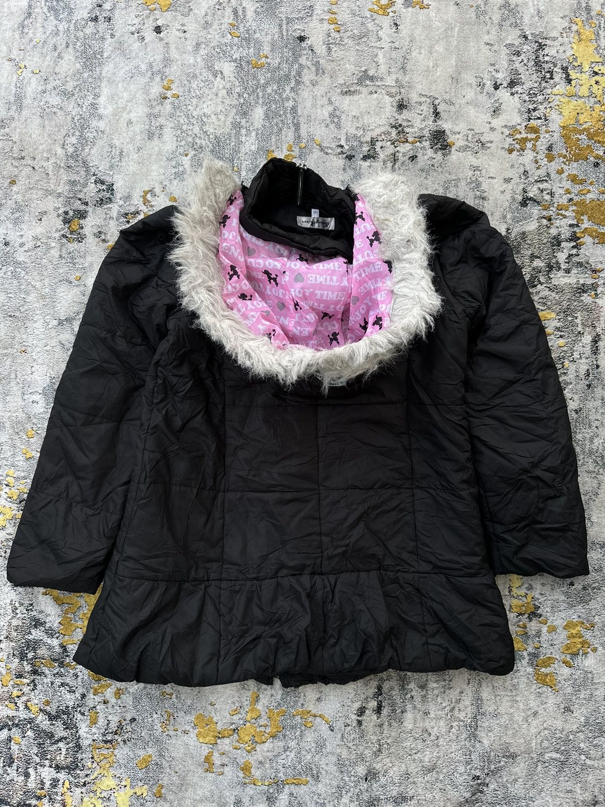 Japanese Brand WINTER SESSION IFSIX LGB STYLE SUNNY RIVEZ WHITE FUR JACKET Size M / US 6-8 / IT 42-44 - 6 Thumbnail