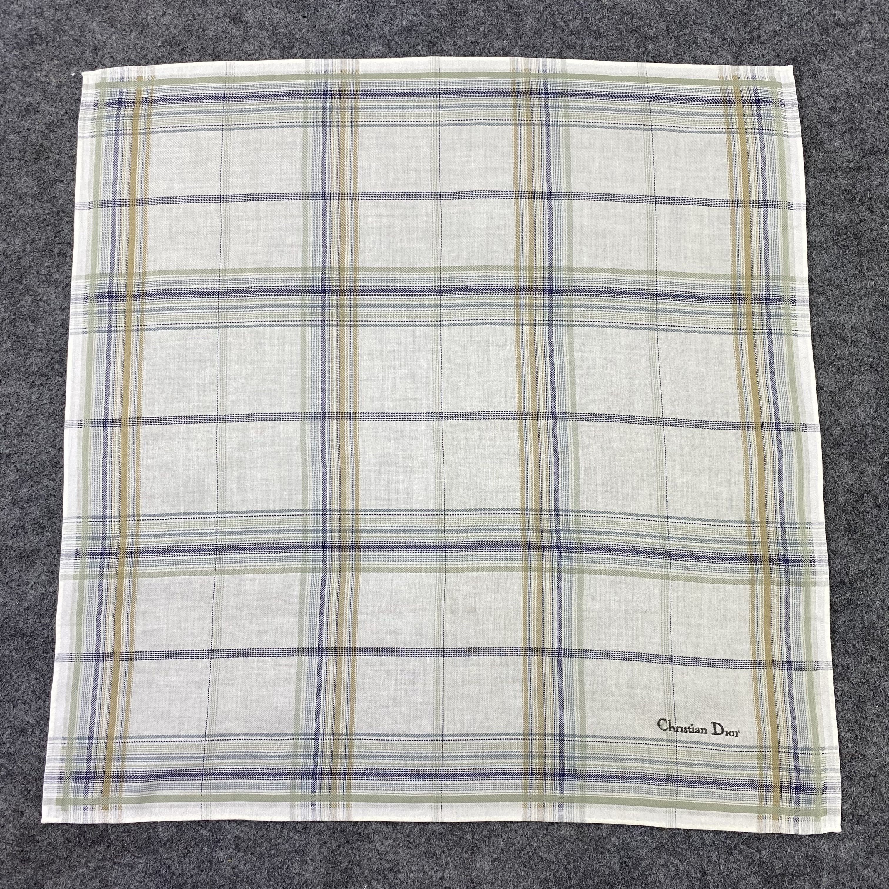 Christian Dior Monsieur × Vintage Christian Dior Handkerchief / Bandana / Neckerchief-B610 Size ONE SIZE - 3 Thumbnail