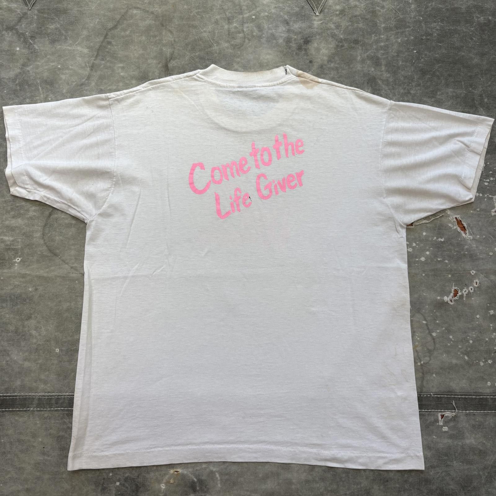 Other Vintage 90s Distressed The Witness Jesus Life Giver Shirt Size US XL / EU 56 / 4 - 2 Thumbnail